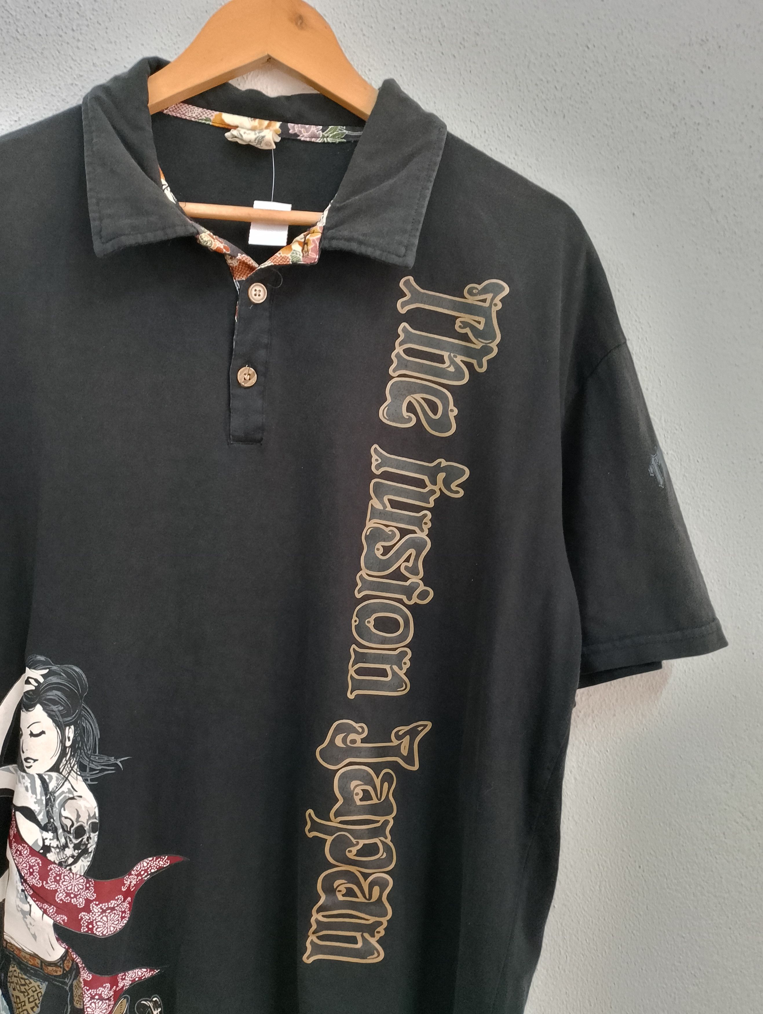 Japanese Brand Vintage Japanese Tattoo Art Polo Shirt Size US L / EU 52-54 / 3 - 5 Thumbnail