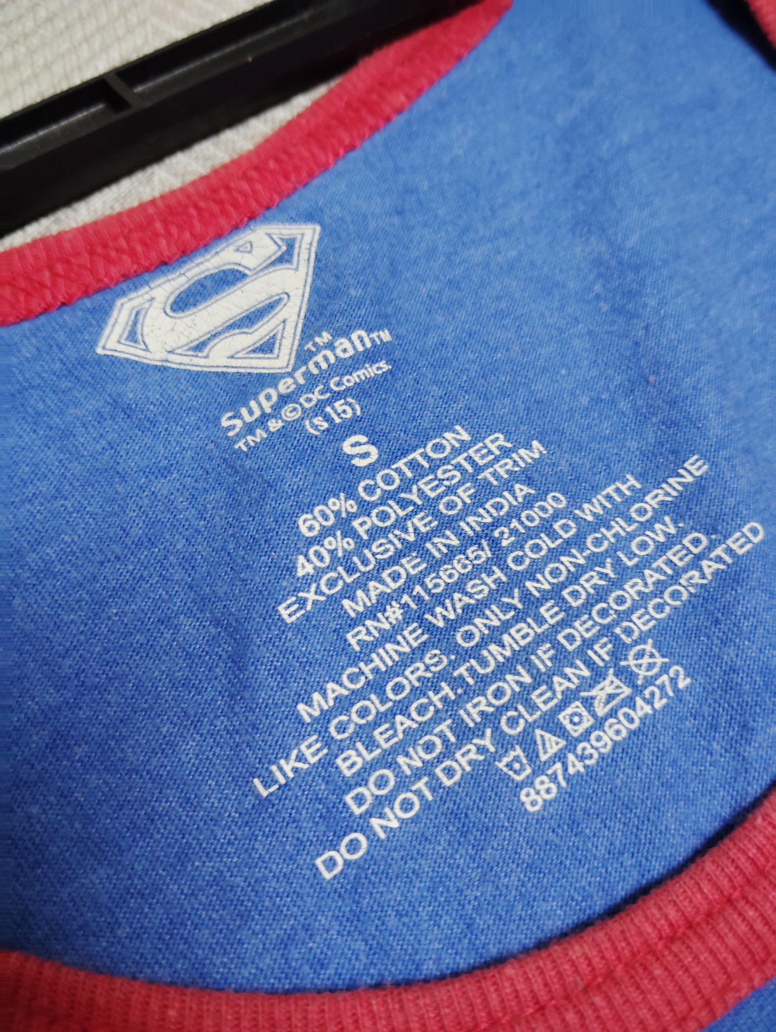 DC Comics SUPERMAN MEN TANK TOP Size US S / EU 44-46 / 1 - 4 Thumbnail