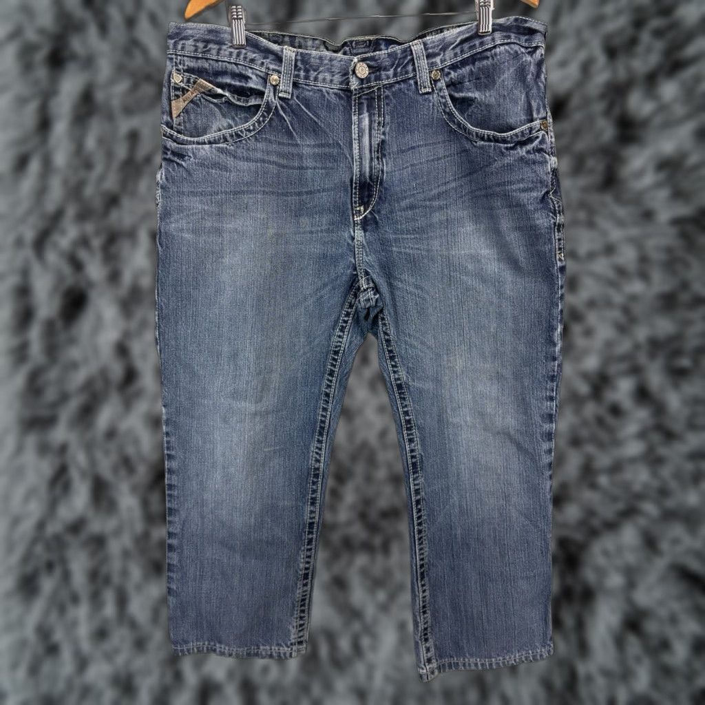 Ariat VINTAGE Ariat Mens Jeans Bootcut Relaxed Fit 38x26 Western Cowboy Medium Wash Denim Size US 38 / EU 54 - 1 Thumbnail