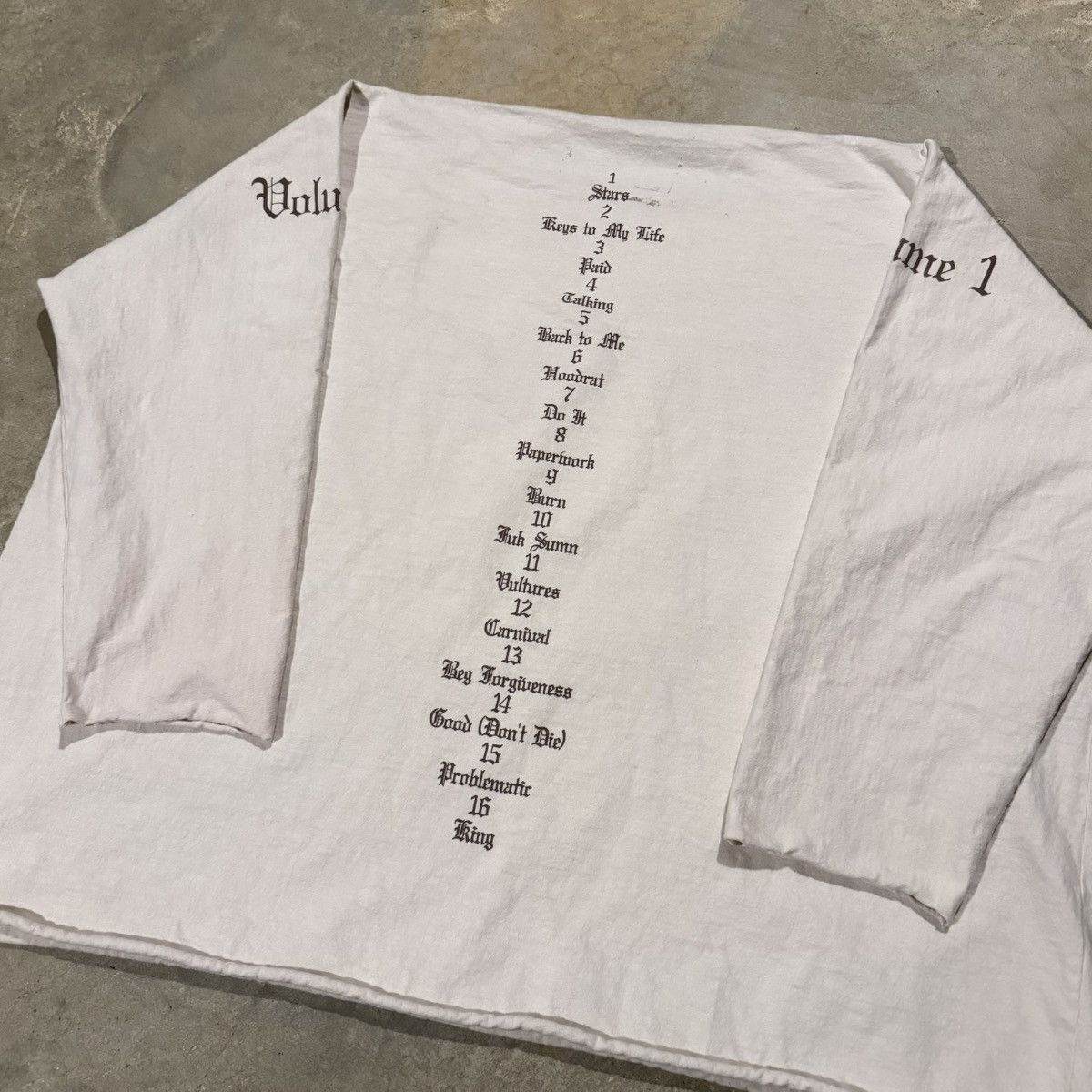 Yeezy Yeezy Vultures Volume 1 Album Tee Kanye West Rap Size US XXL / EU 58 / 5 - 7 Thumbnail