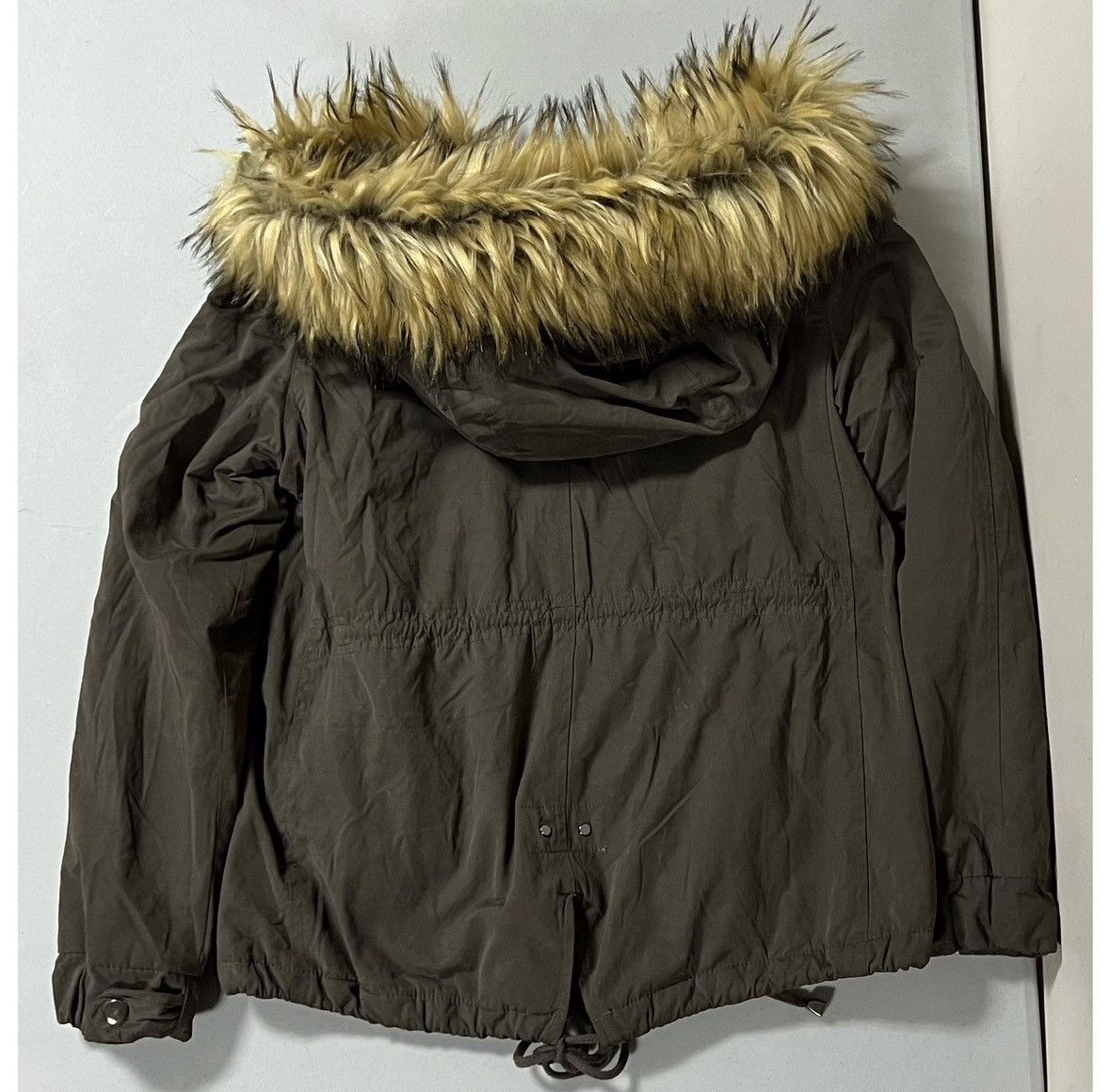 Zara Zara Brown Tan Beige Fur Winter Jacket Coat Outerwear XS 🤎✨ Size XS / US 0-2 / IT 36-38 - 8 Thumbnail