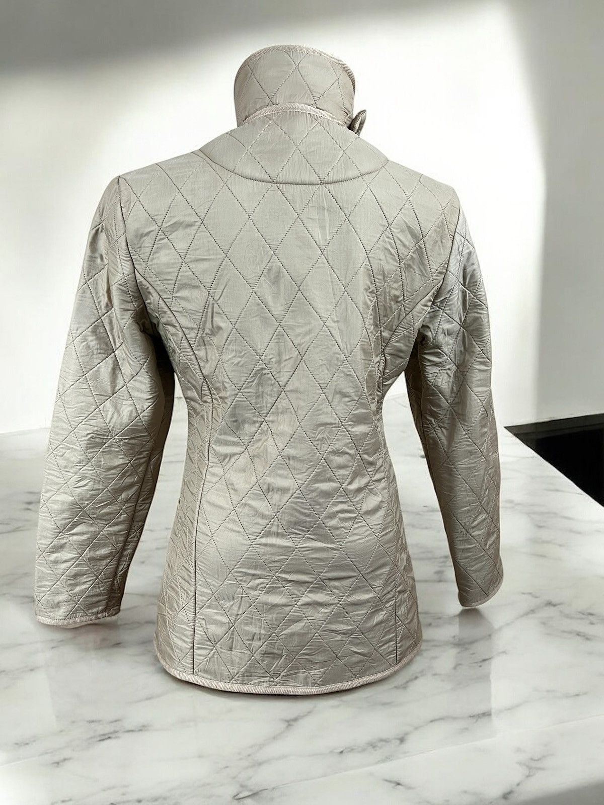 Barbour Barbour Beige Ladies Polarquilt Jacket size M Size M / US 6-8 / IT 42-44 - 4 Thumbnail