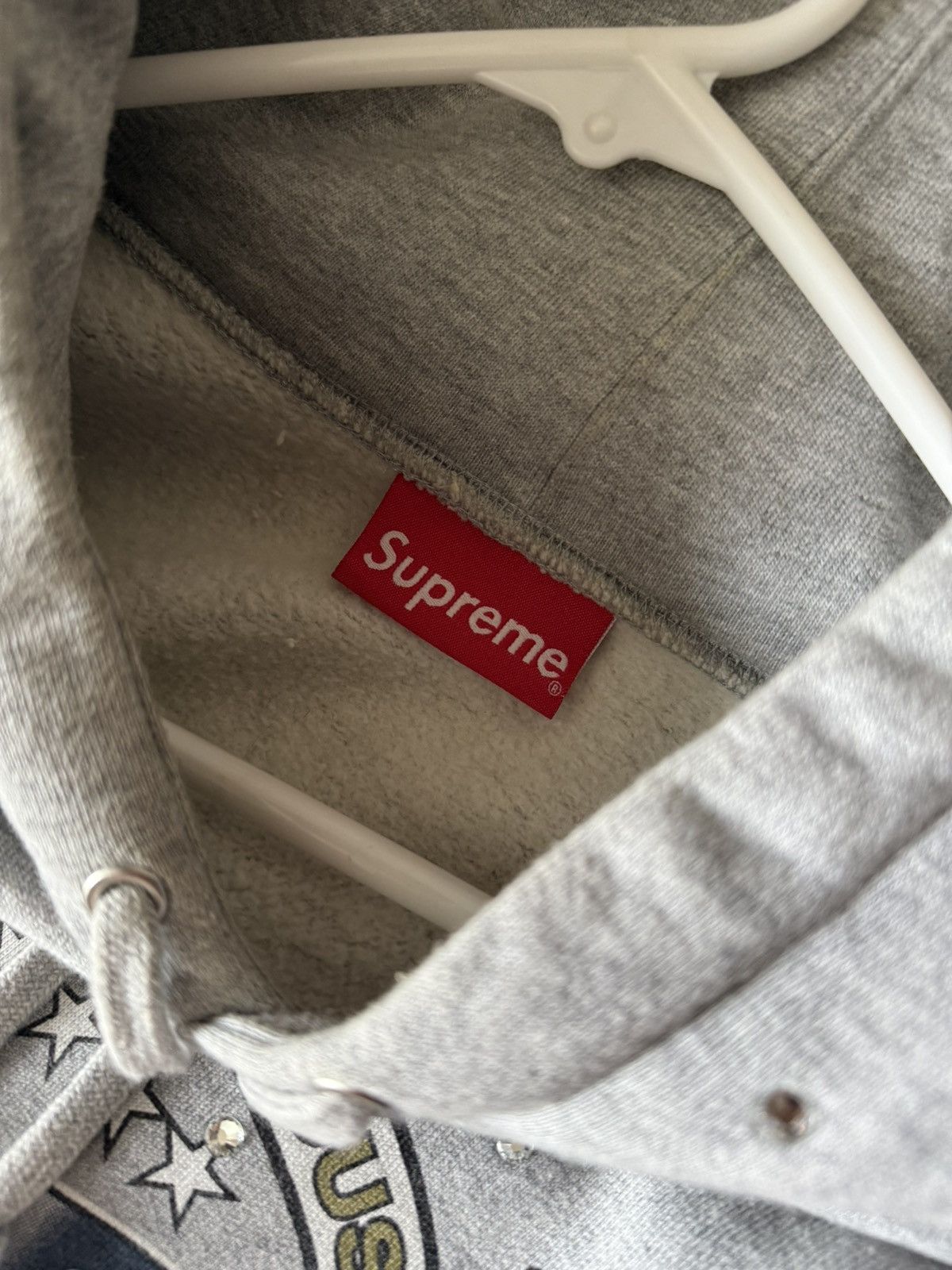 Supreme NWOT Supreme Rhinestone FW21 Hoodie Size US L / EU 52-54 / 3 - 3 Thumbnail