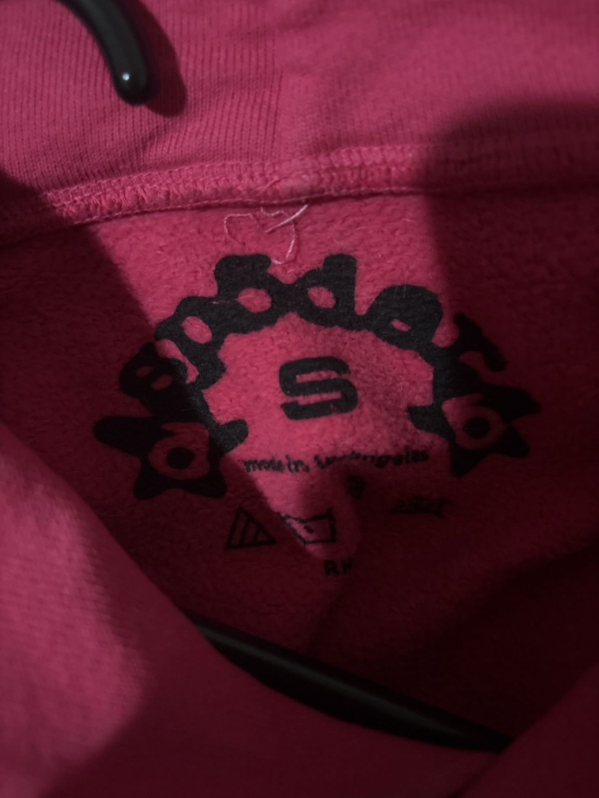 Sp5der Pink Rhinestone Sp5der Hoodie Size US S / EU 44-46 / 1 - 8 Thumbnail