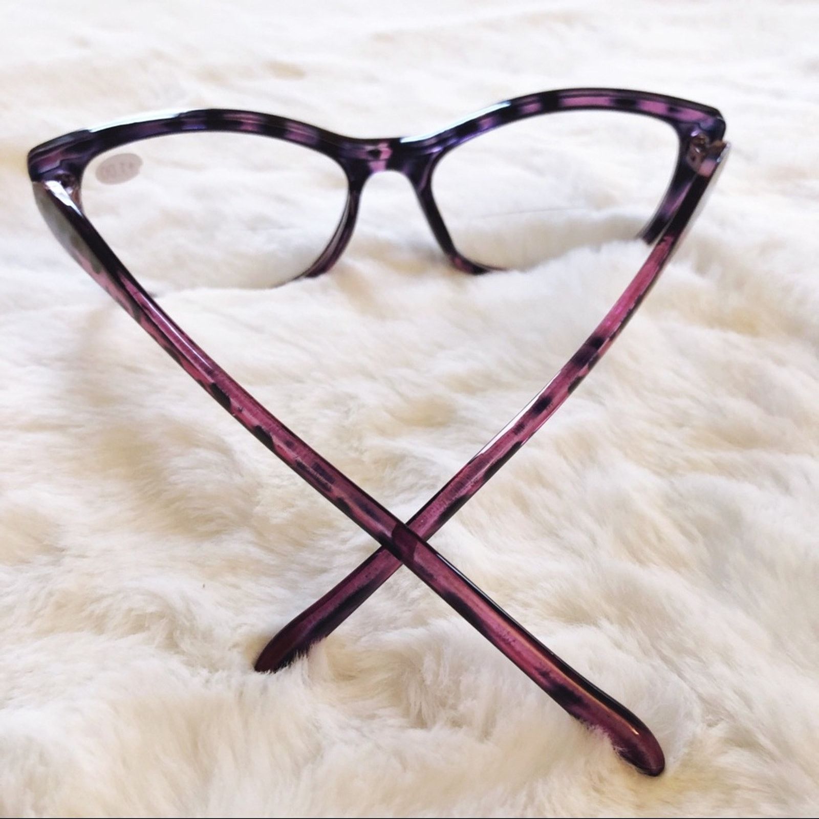 Other Bailey Purple Cat Eye Bi-Focal Reader Glasses Size ONE SIZE - 10 Thumbnail