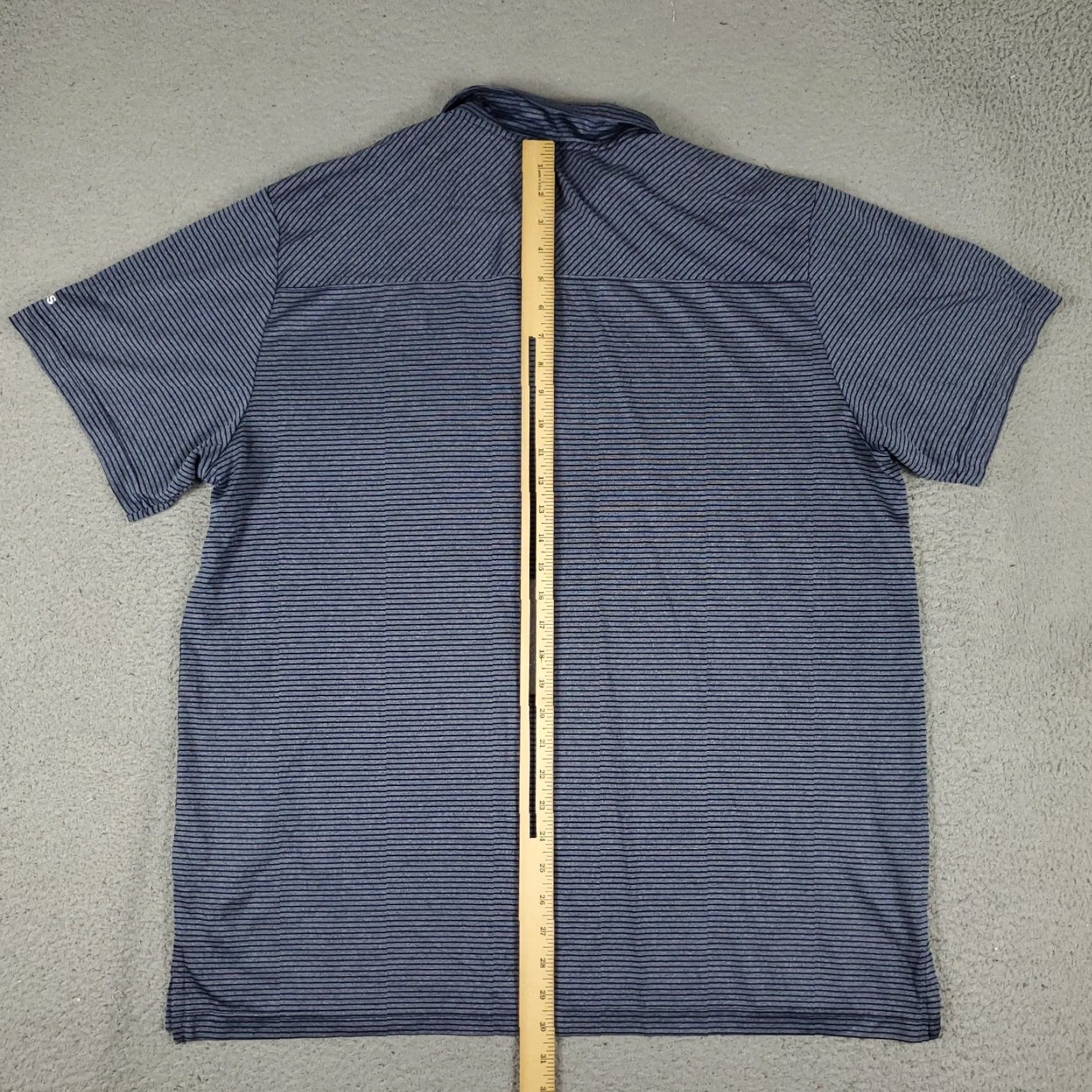 Adidas Adidas Polo Shirt Mens Size 2XL Blue Striped Golf Casual Short Sleeve Polo Shirt Adidas 2XL Mens Blue Striped Short Sleeve Golf Casual Polo Size US XXL / EU 58 / 5 - 4 Thumbnail