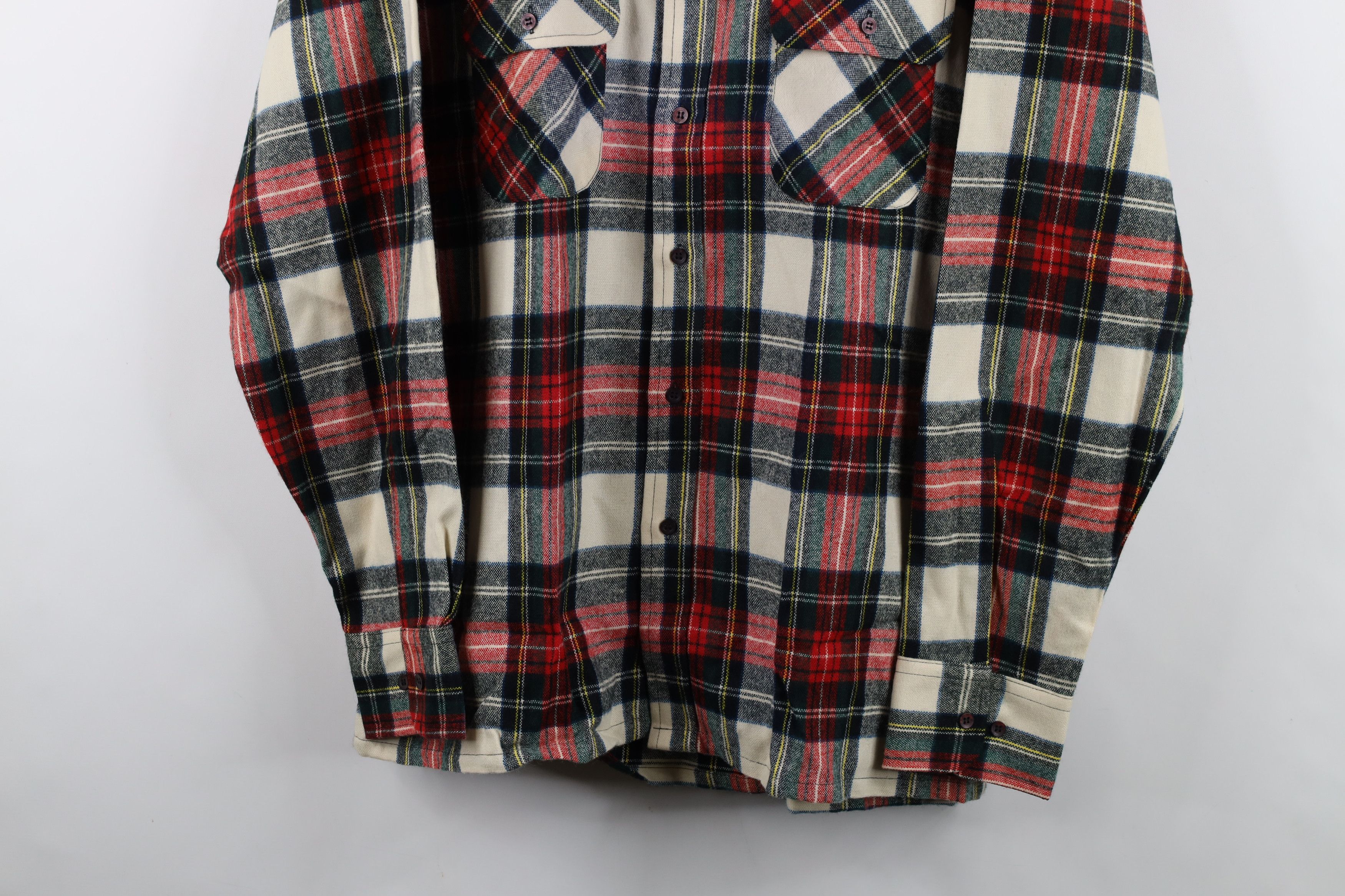 Vintage Deadstock Vintage 70s Streetwear Collared Button Shirt Plaid Size US M / EU 48-50 / 2 - 3 Thumbnail