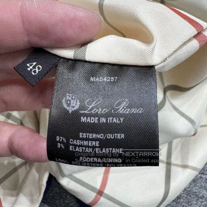 Loro Piana Loro Piana Navy Cashmere Coat. Size US L / EU 52-54 / 3 - 3 Thumbnail
