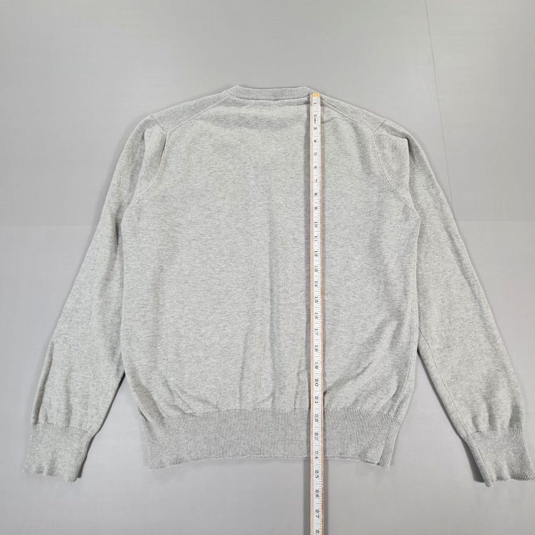 Gant GANT Mens Jumper Grey Medium 100% Cotton Knit Long Sleeve Cable Sweatshirt Size US M / EU 48-50 / 2 - 7 Thumbnail