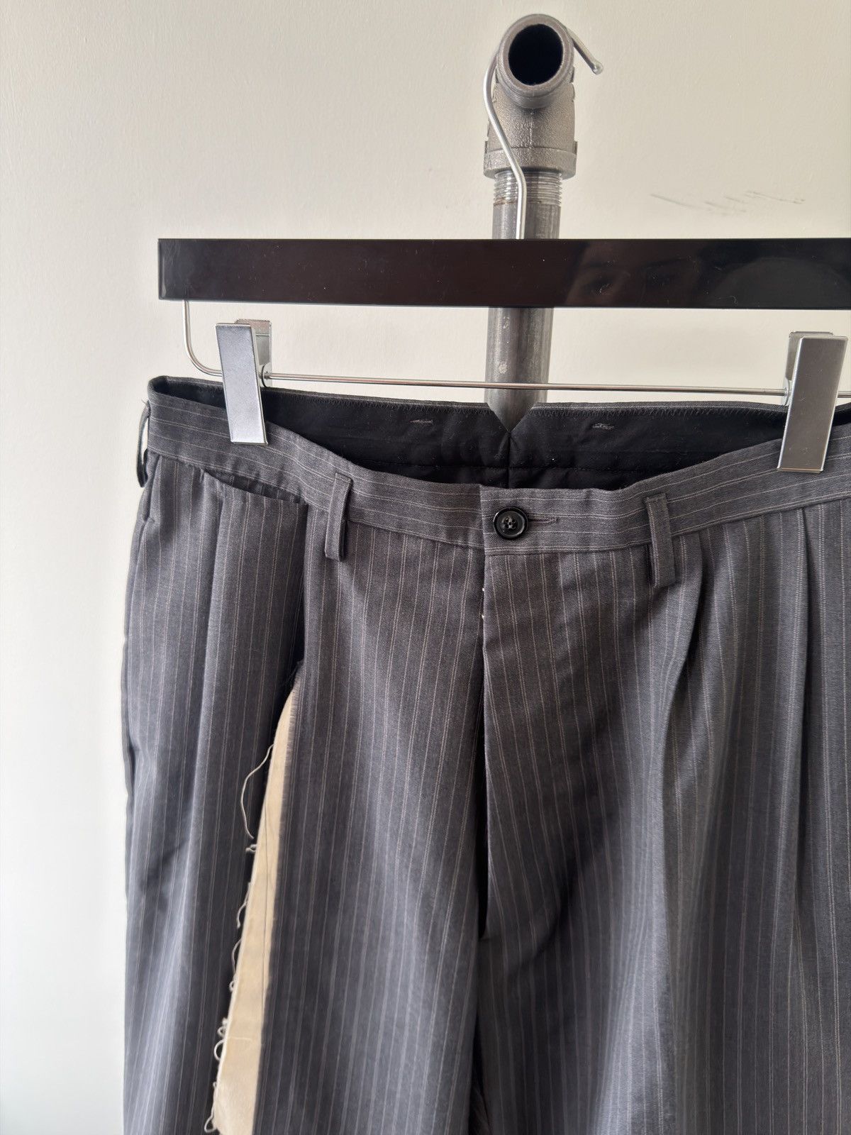 Maison Margiela SS21 Slashed Crease Trousers Size US 32 / EU 48 - 6 Thumbnail