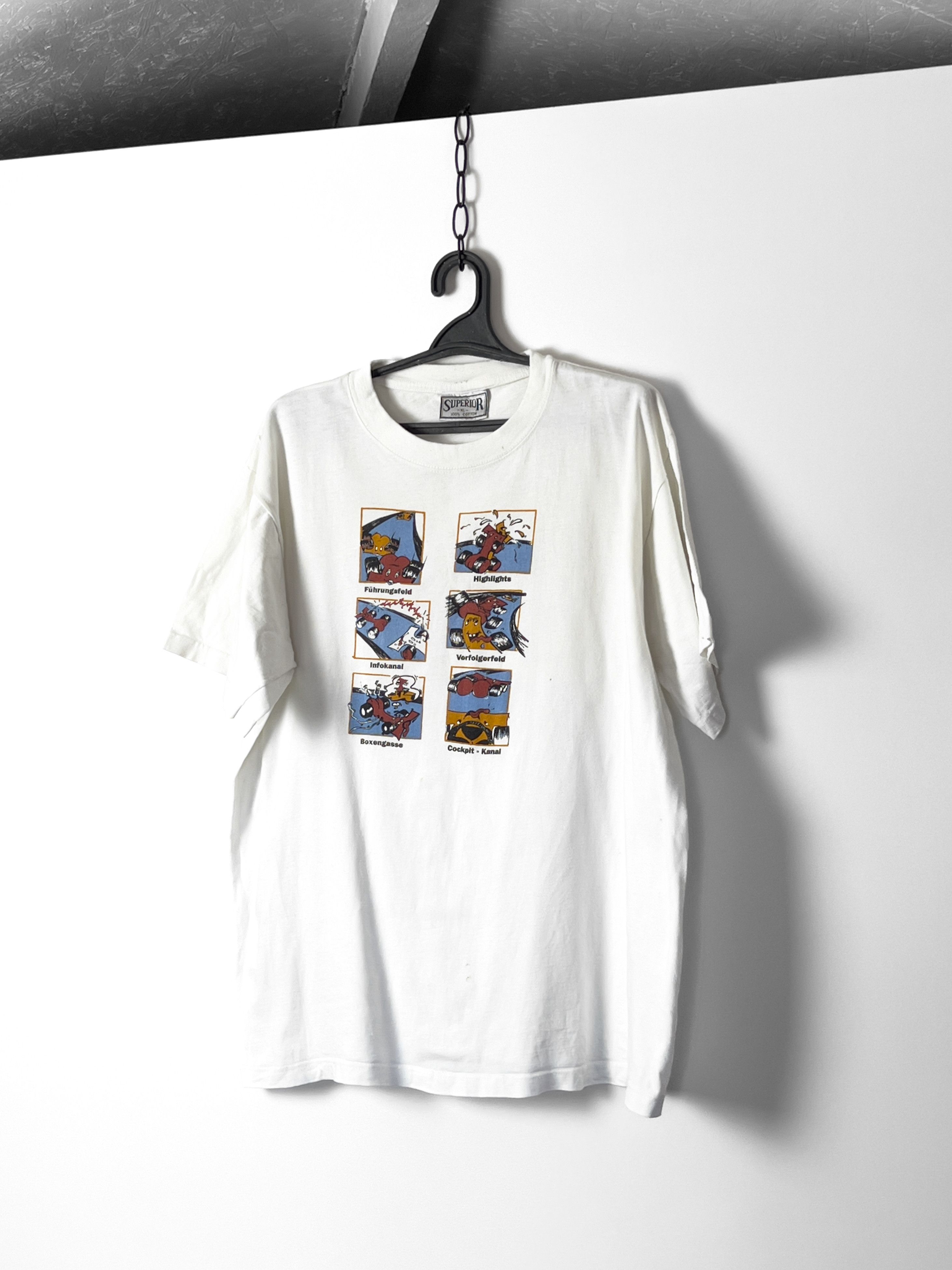 Formula 1 Superior x Premiere World – Formel1 Multichannel Vintage tee Size US XL / EU 56 / 4 - 6 Thumbnail