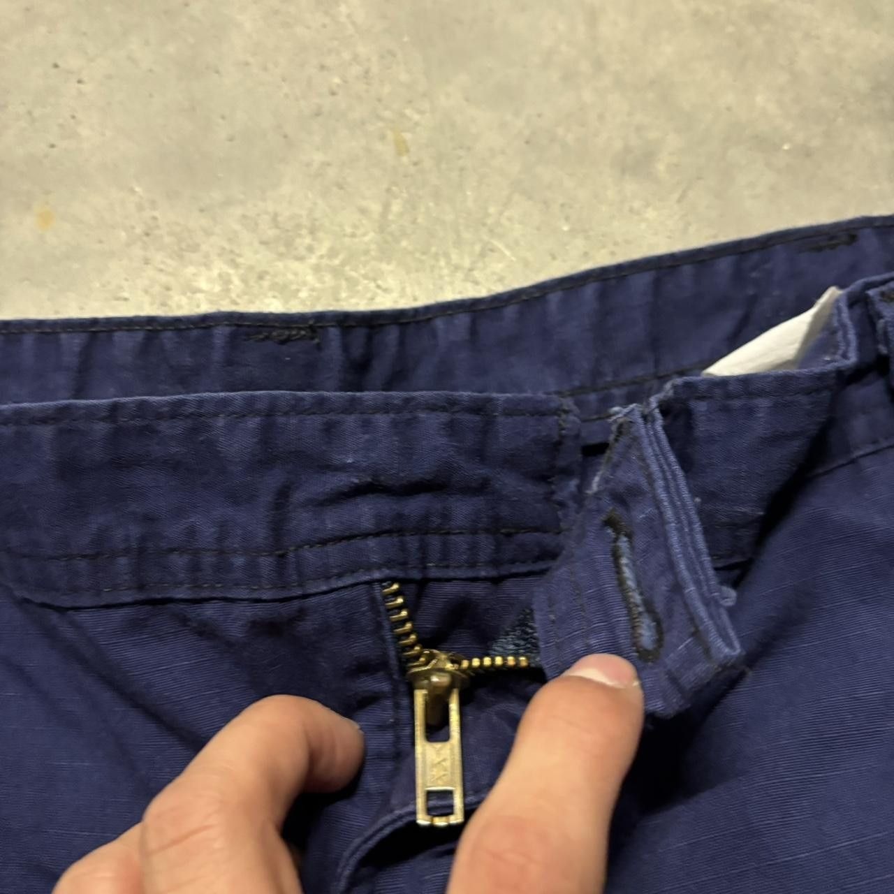 Japanese Brand × Vintage Crazy Vintage Y2K/2000s Baggy Blue Skater Cargo Pants! Size US 36 / EU 52 - 7 Thumbnail