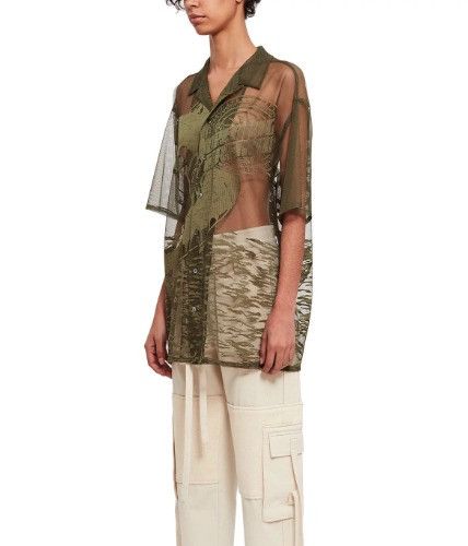 Opening Ceremony Opening Ceremony “Jacquard” Lace Camp Shirt sz S Size S / US 4 / IT 40 - 4 Thumbnail