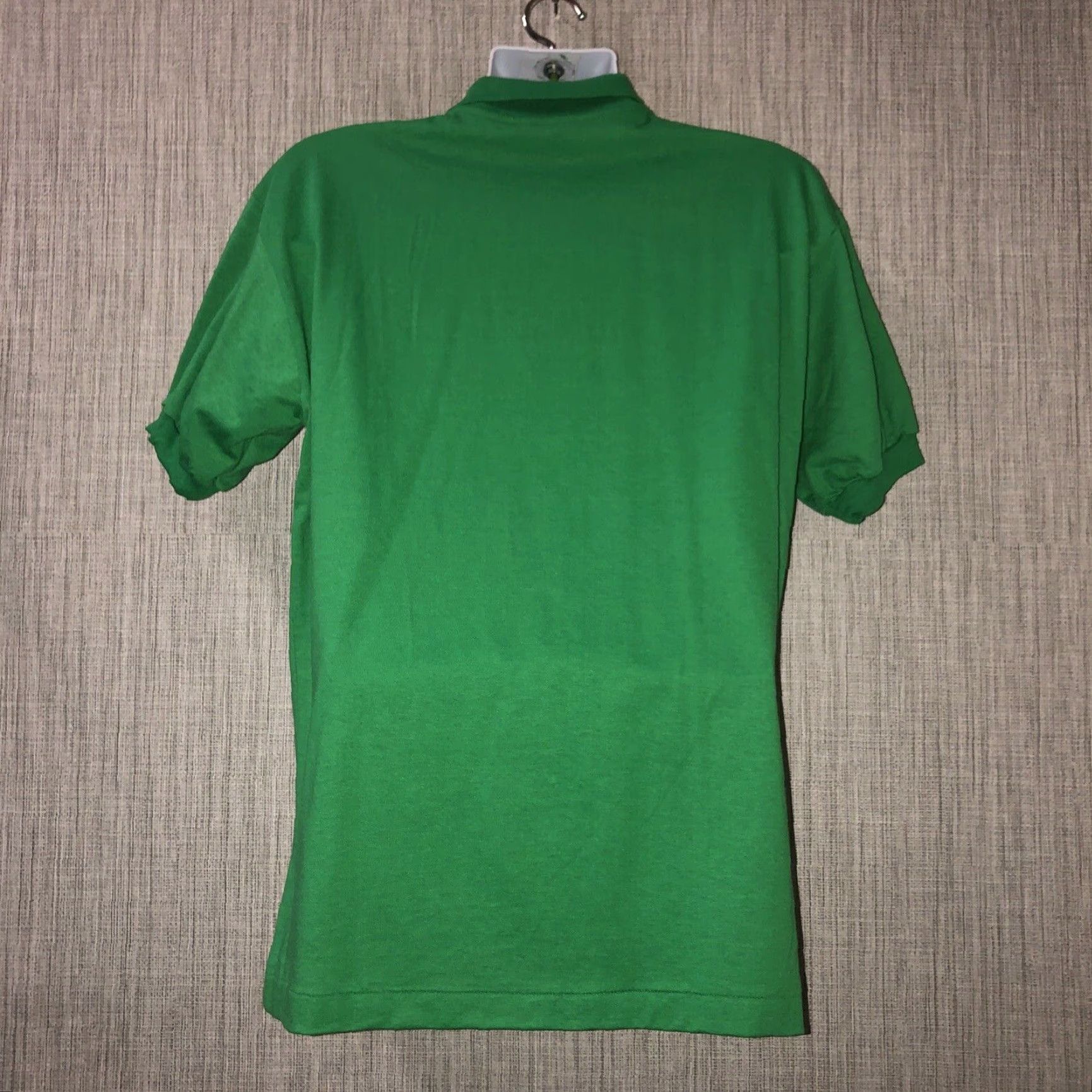 Vintage VINTAGE Screen Stars Green Polo CEO Cup Mens XL T-Shirt Short Sleeve Green Polo Stars VTG Size US XL / EU 56 / 4 - 3 Thumbnail