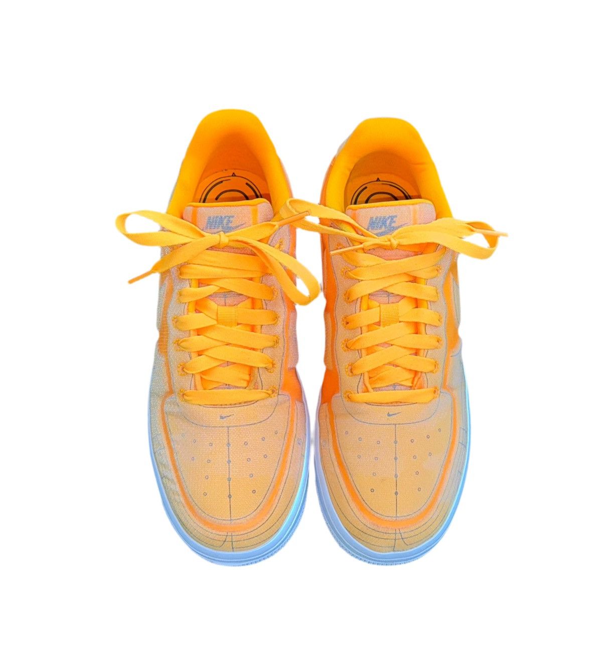 Nike Shoes Nike Air Force Low ‘07 LX Blueprint Laser Orange. Size US 7 / IT 37 - 2 Thumbnail