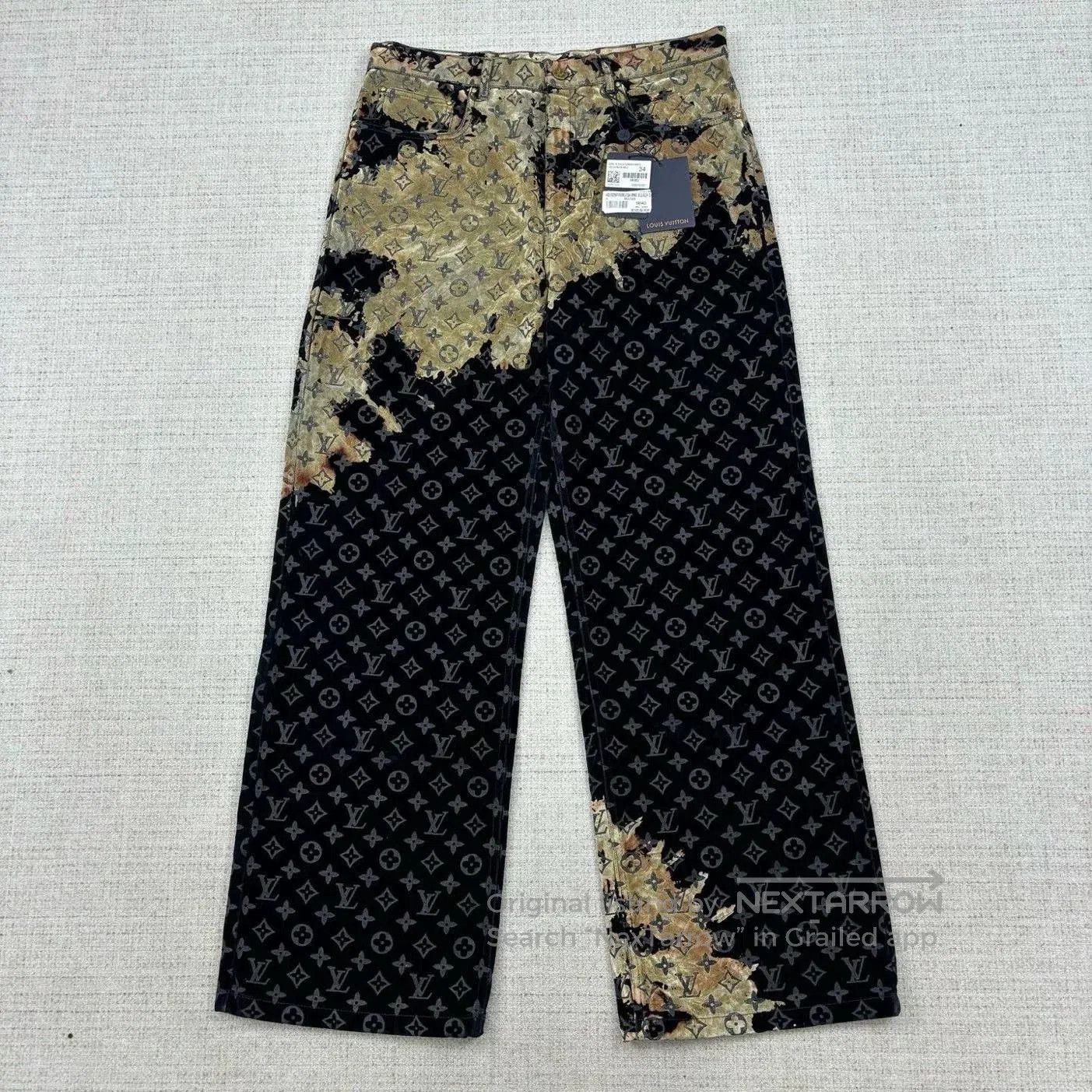 Louis Vuitton LOUIS VUITTON SS24 Faded Cloud Jeans. Size US 34 / EU 50 - 1 Thumbnail