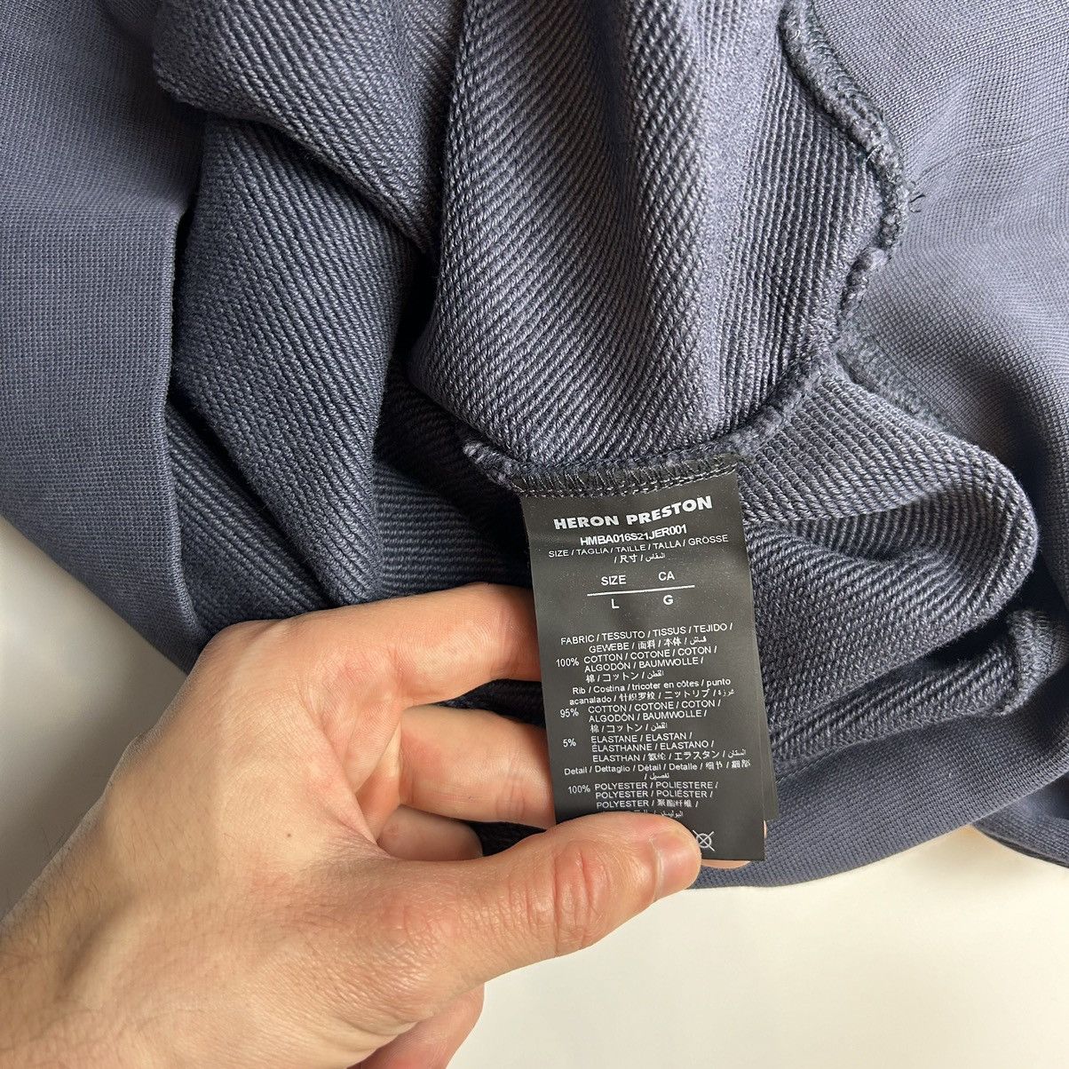 Heron Preston *NEW* Heron Preston Periodic Tabe Sweatshirt Size US L / EU 52-54 / 3 - 3 Thumbnail