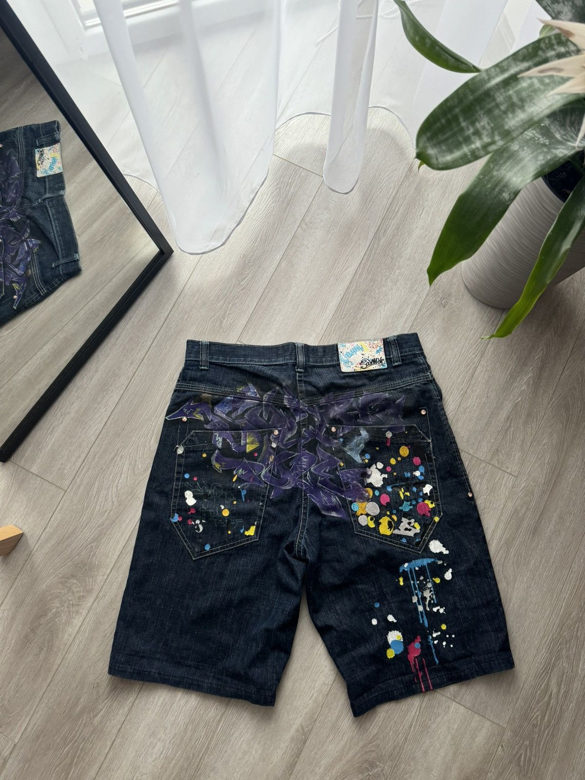 JNCO × Southpole × Vintage Vintage Southpole Baggy Shorts JNCO Style Size US 36 / EU 52 - 1 Thumbnail