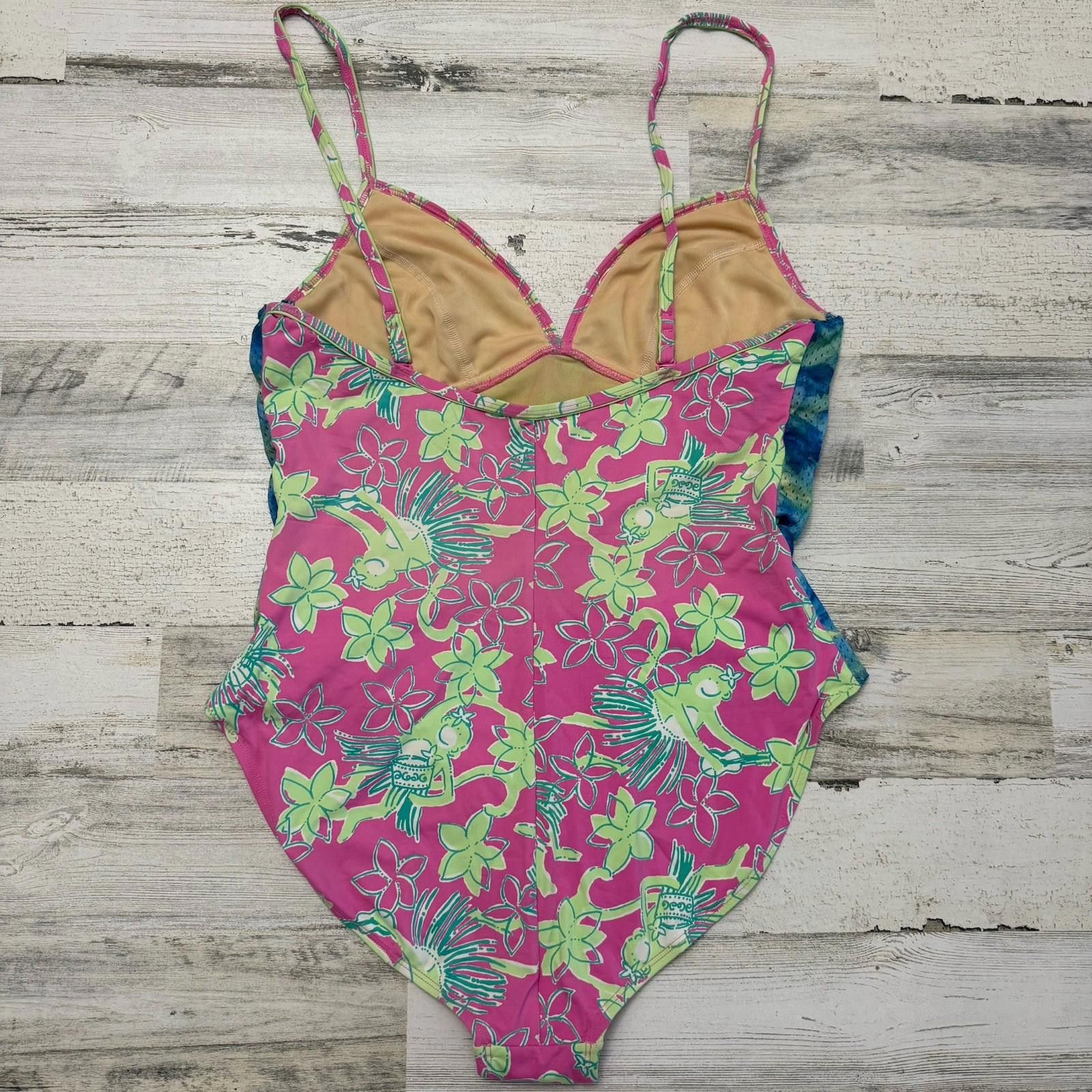 Designer Vintage Lily Pulitzer Hula Monkey Swimsuit Size ONE SIZE - 3 Thumbnail