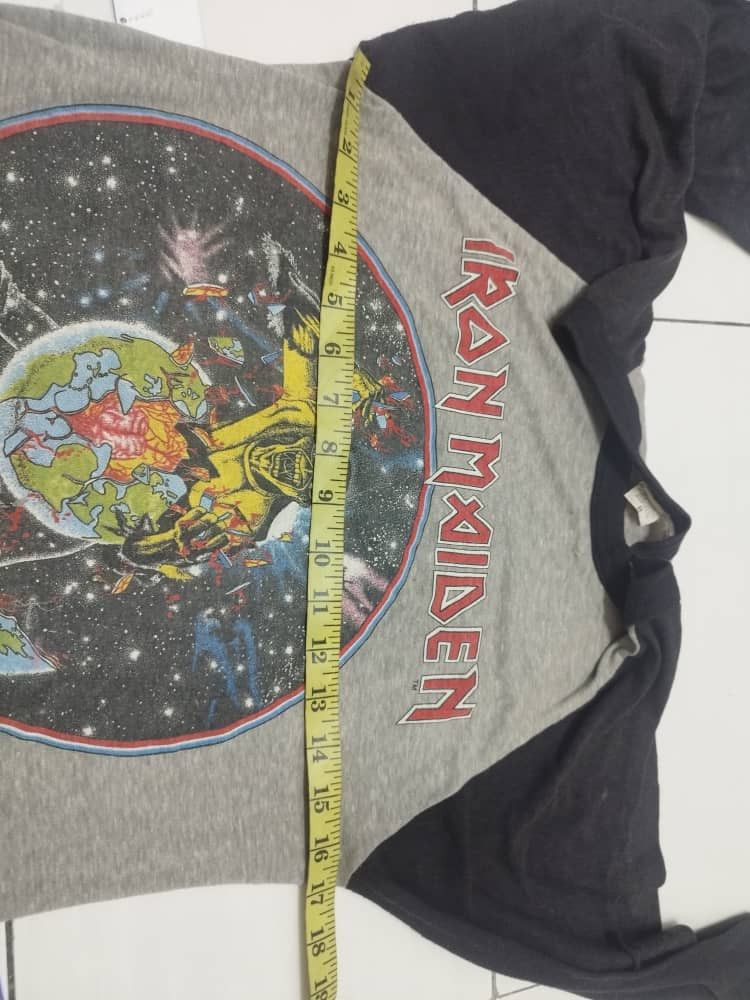 Iron Maiden × Vintage Vintage shirt iron maiden 3 quarter Size US M / EU 48-50 / 2 - 10 Thumbnail