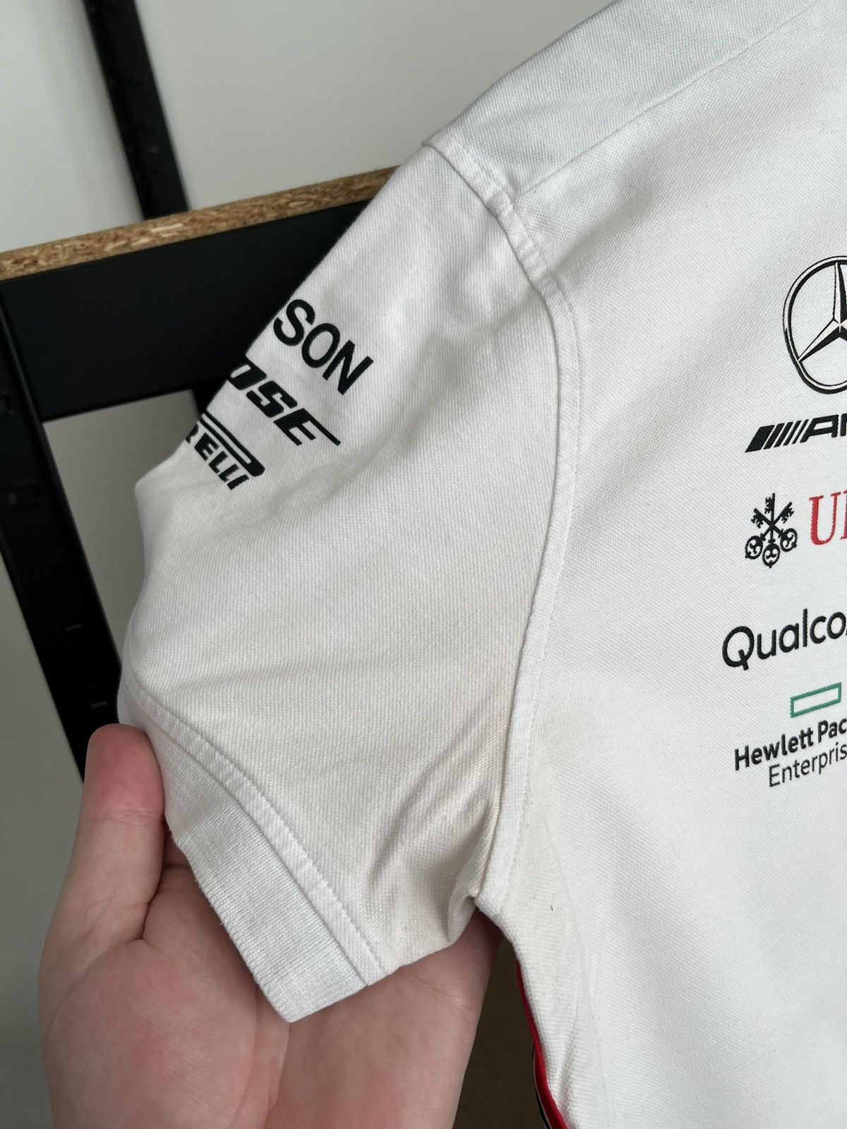 Mercedes-Benz Mercedes Benz AMG Tommy Hilfiger F1 Formula 1 Polo T-shirt Size US L / EU 52-54 / 3 - 9 Thumbnail