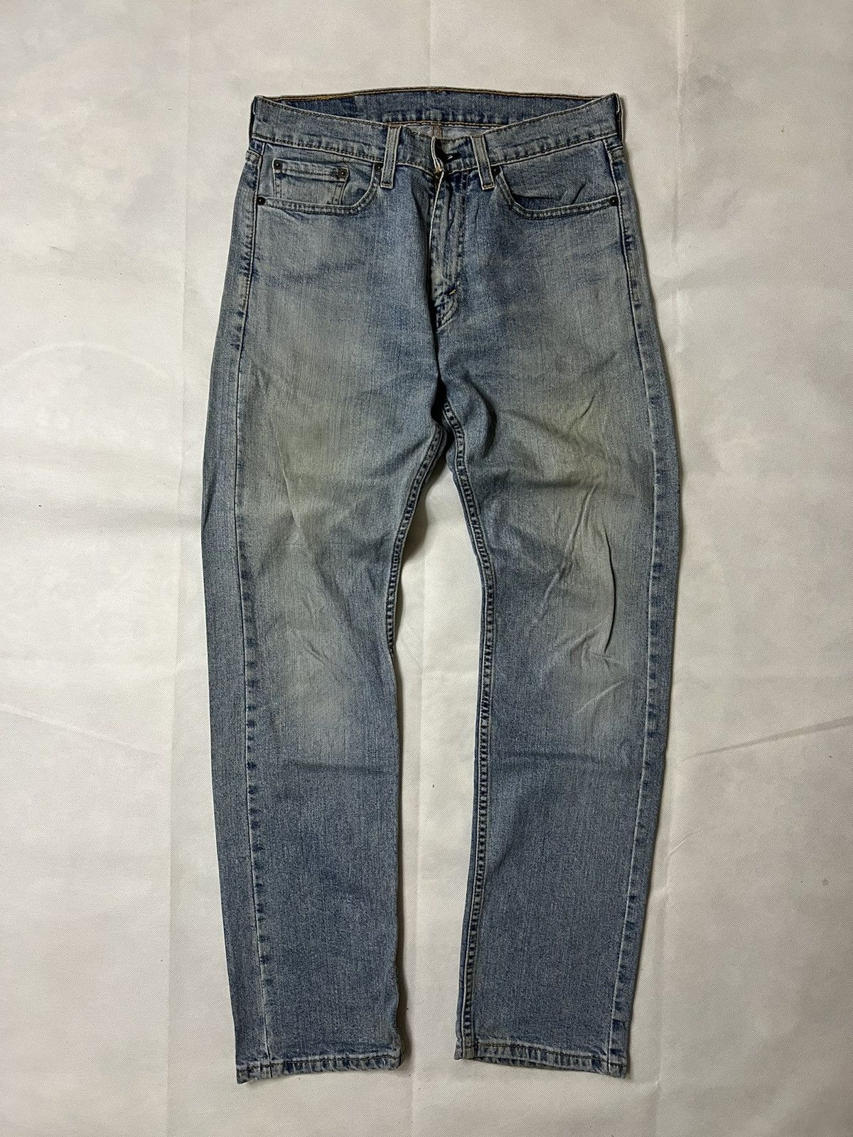 Levi's Vintage Levis 505 Blue Wash Distressed Denim Size US 30 / EU 46 - 1 Thumbnail