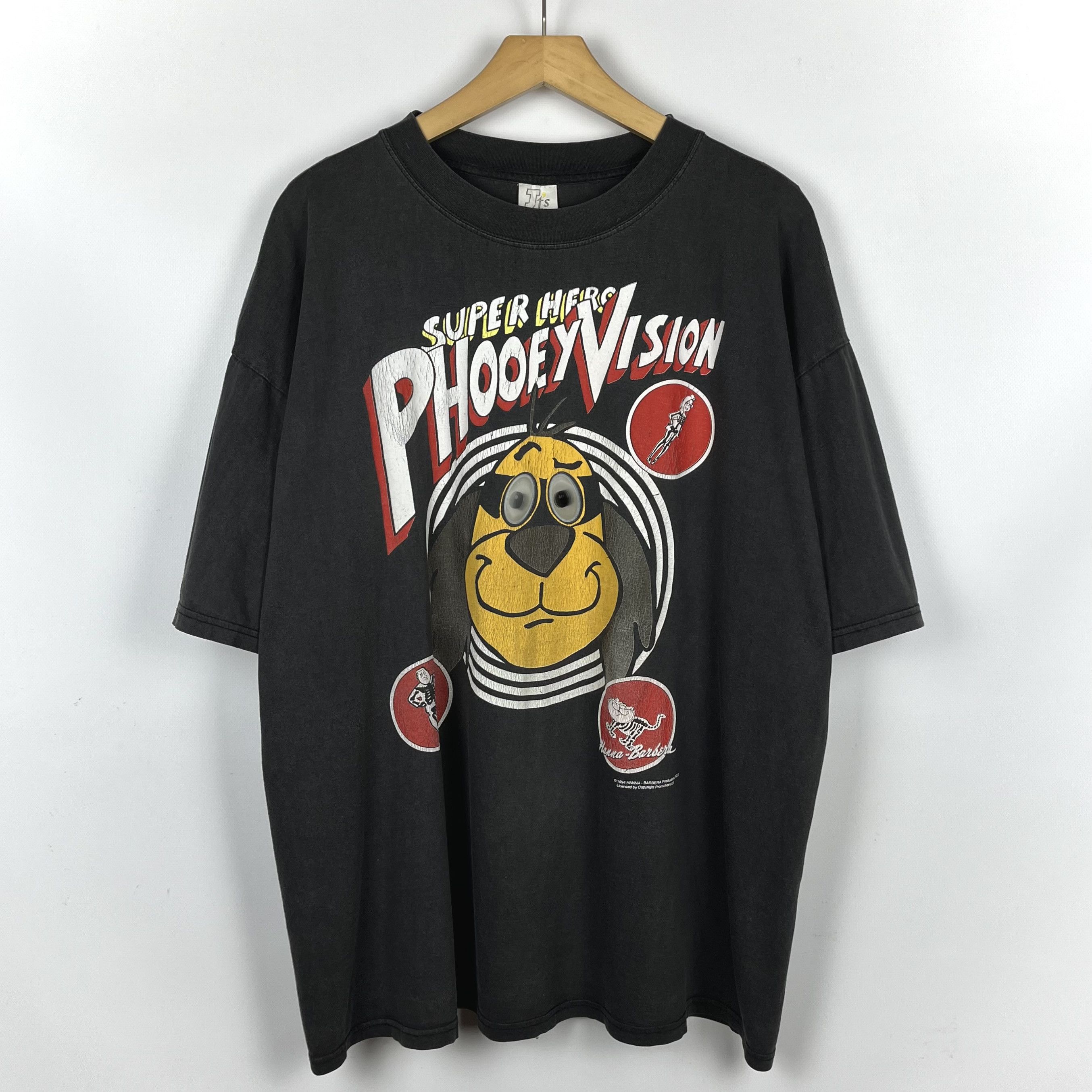 Cartoon Network Vintage Super Hero Phooey Vision Cartoon T Shirt 1994 Size US XL / EU 56 / 4 - 1 Thumbnail