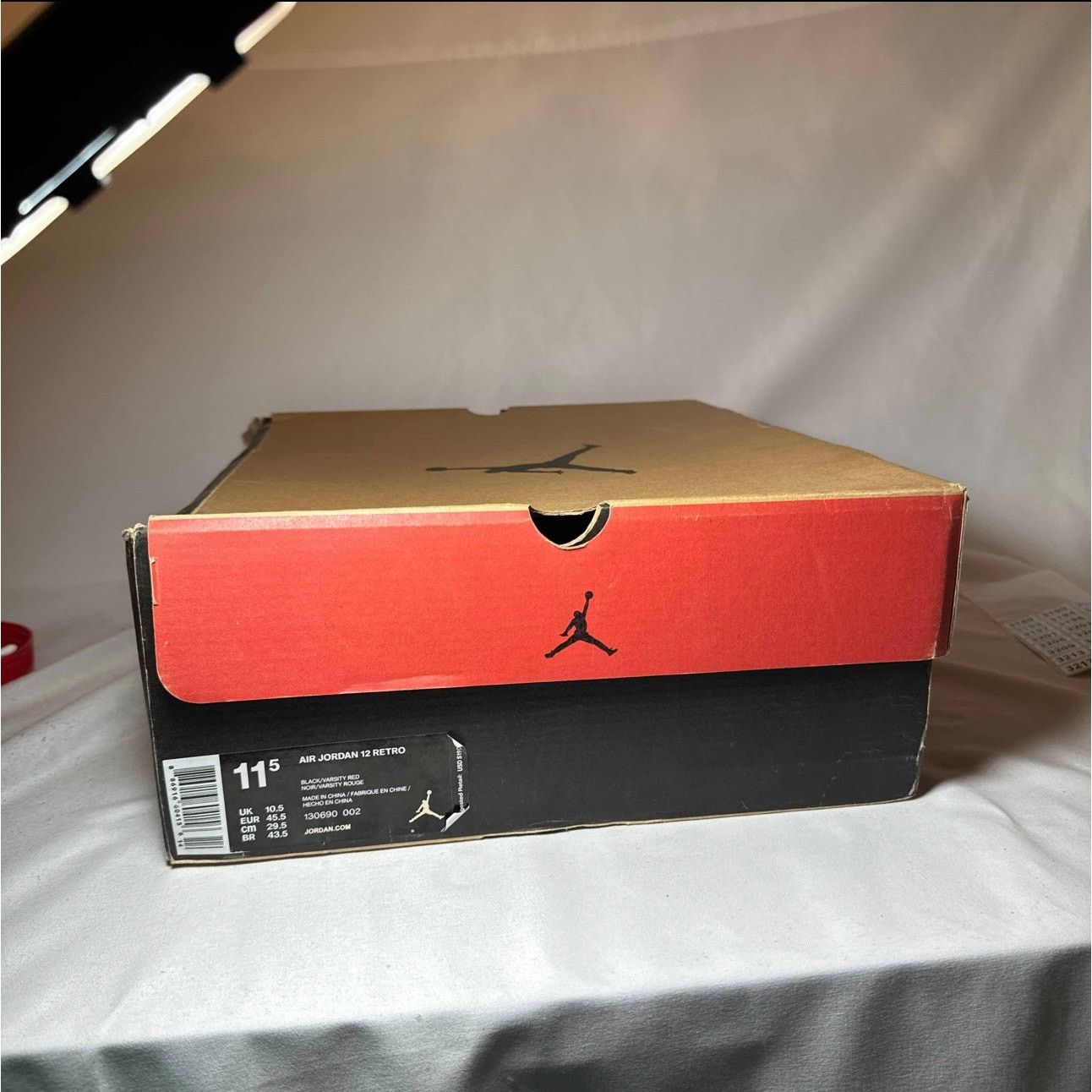 Jordan Brand × Nike Size 11.5 Nike Air Jordan 12 Retro Flu Game 2016 Men's Shoes Size US 11.5 / EU 44-45 - 9 Thumbnail