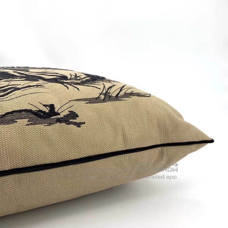 Dior Dior Zoo series logo letter pattern embroidered brown cush Size ONE SIZE - 3 Thumbnail