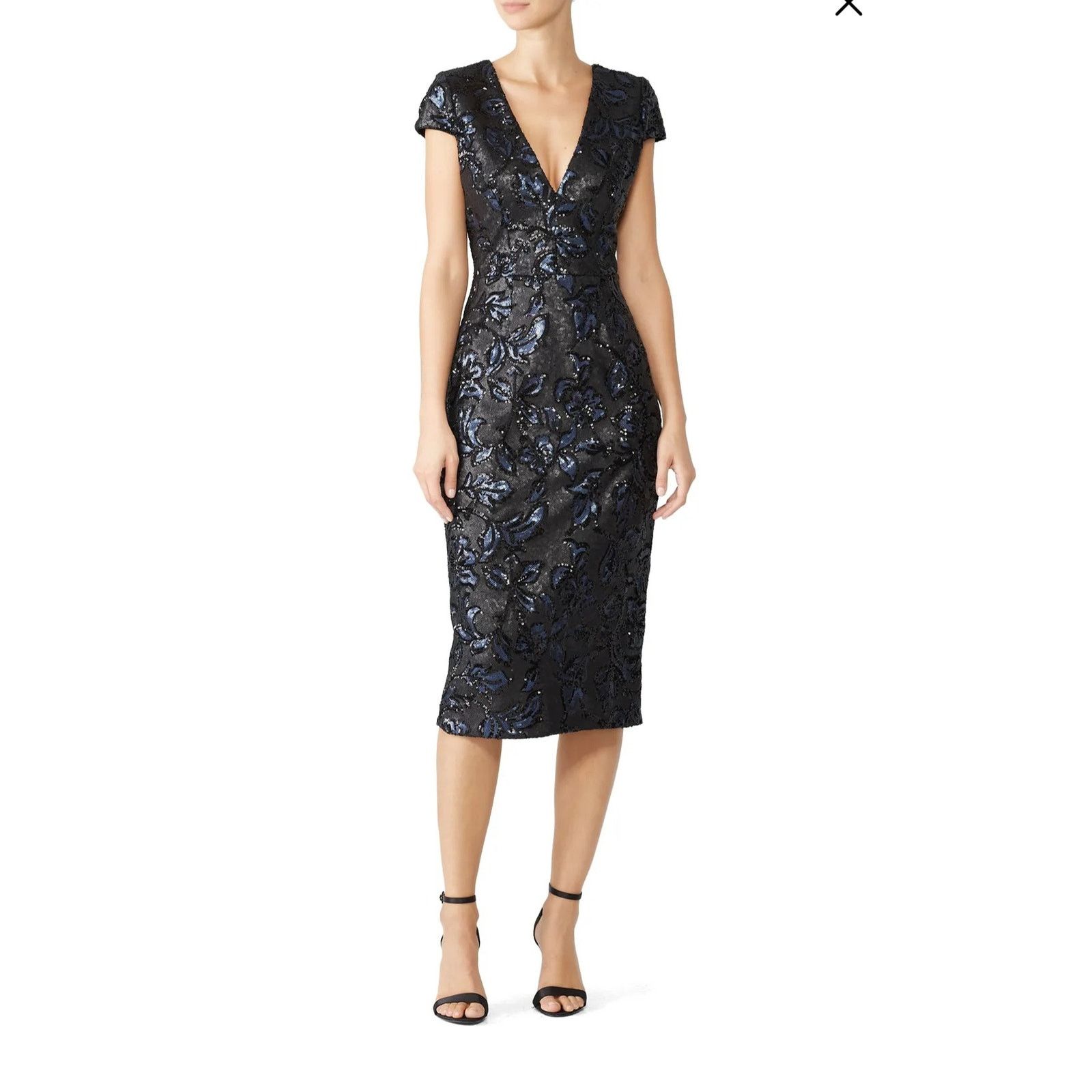 open lace back dress Dress The Population Olive  Mia Bella The Label
