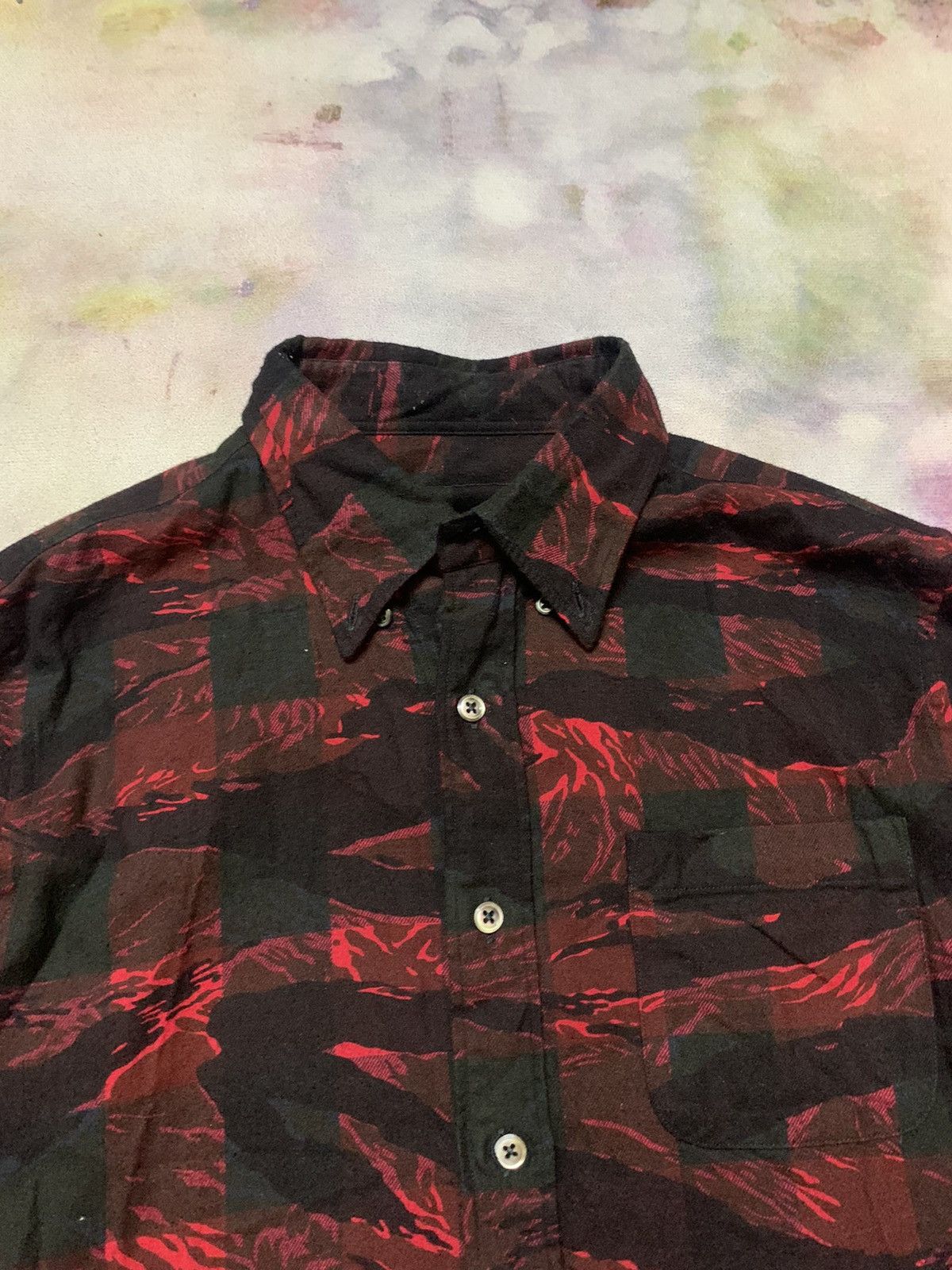 Sophnet. Sophnet. Red Tiger Stripe Tartan Hybrid Flannel Size US M / EU 48-50 / 2 - 4 Thumbnail