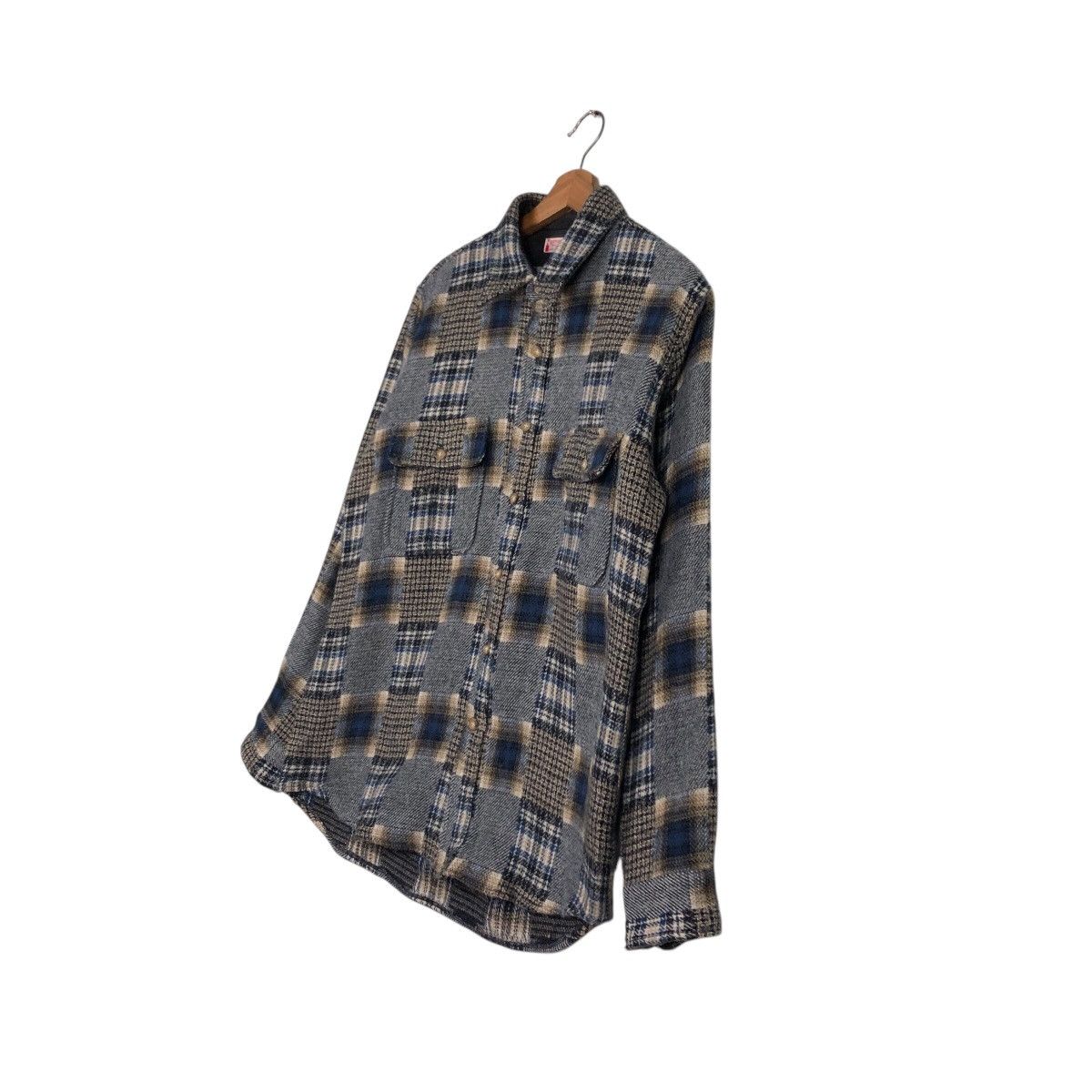 Japanese Brand 📌Vintage Shirt Jacket Tartan Design Neyries Wear Checked Size US L / EU 52-54 / 3 - 3 Thumbnail