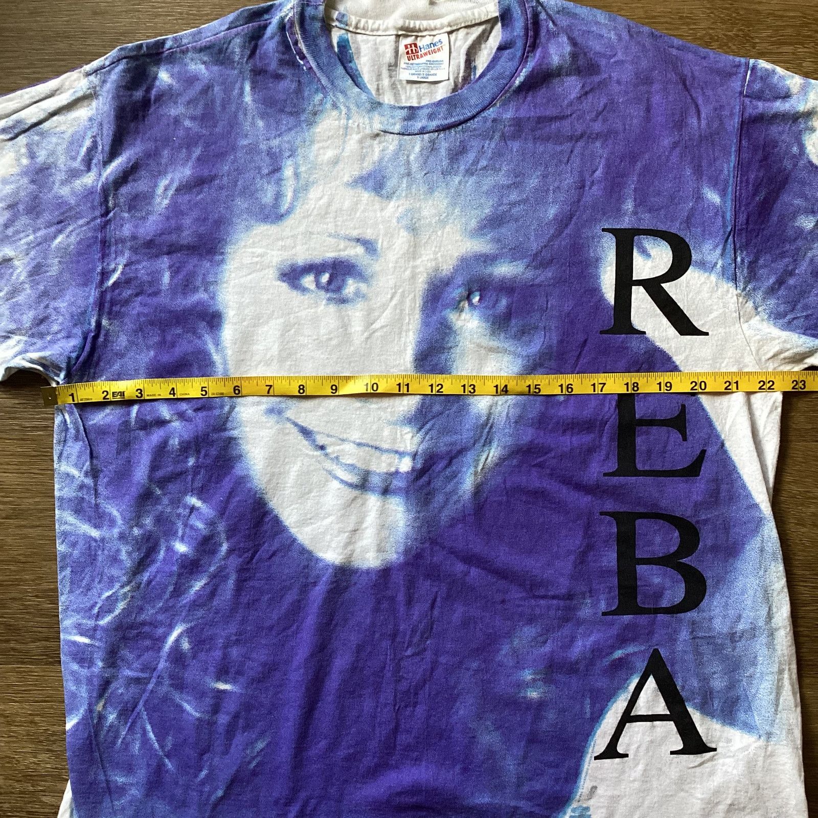 Hanes XL Reba All Over Print Shirt Size US XL / EU 56 / 4 - 2 Thumbnail