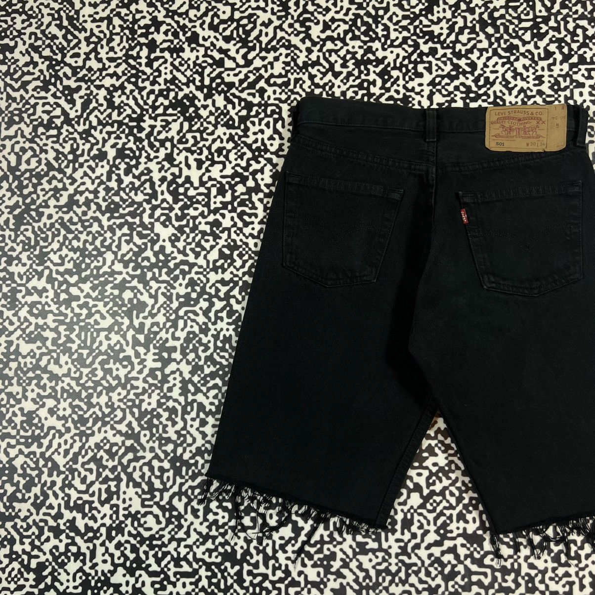 Levi's Vintage Y2K Levis 501 Denim Cropped Shorts Size US 30 / EU 46 - 3 Thumbnail