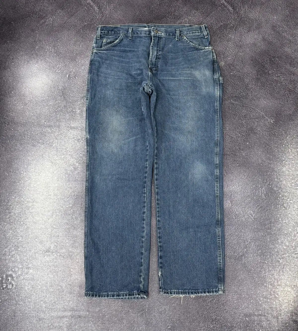Dickies × Vintage Vintage Dickies USA Denim Y2K Blue Hype Baggy Jeans Size US 38 / EU 54 - 2 Thumbnail