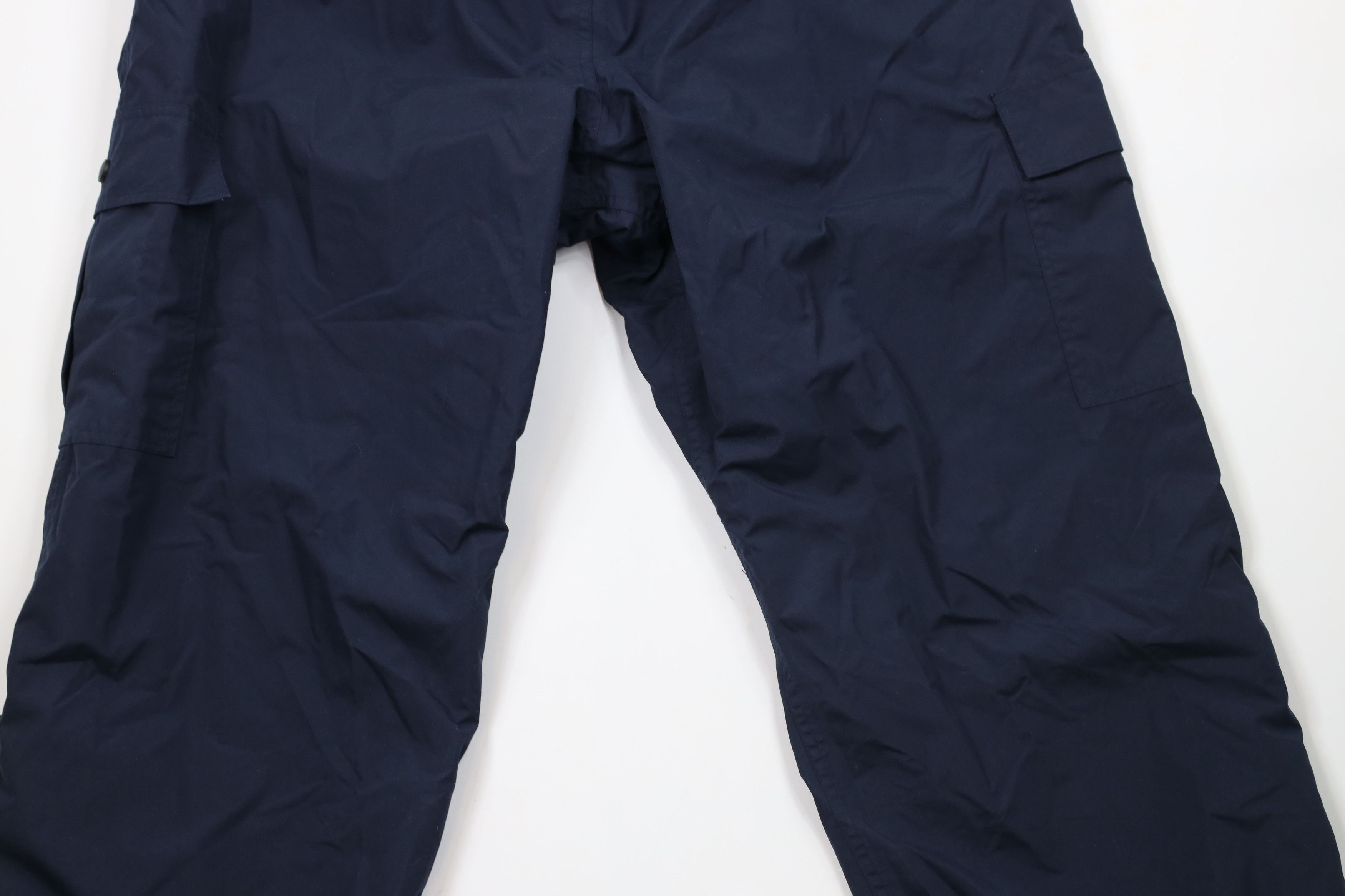 Vintage Vintage 90s Streetwear Waterproof Wide Leg Rain Pants Blue Size US 36 / EU 52 - 12 Thumbnail