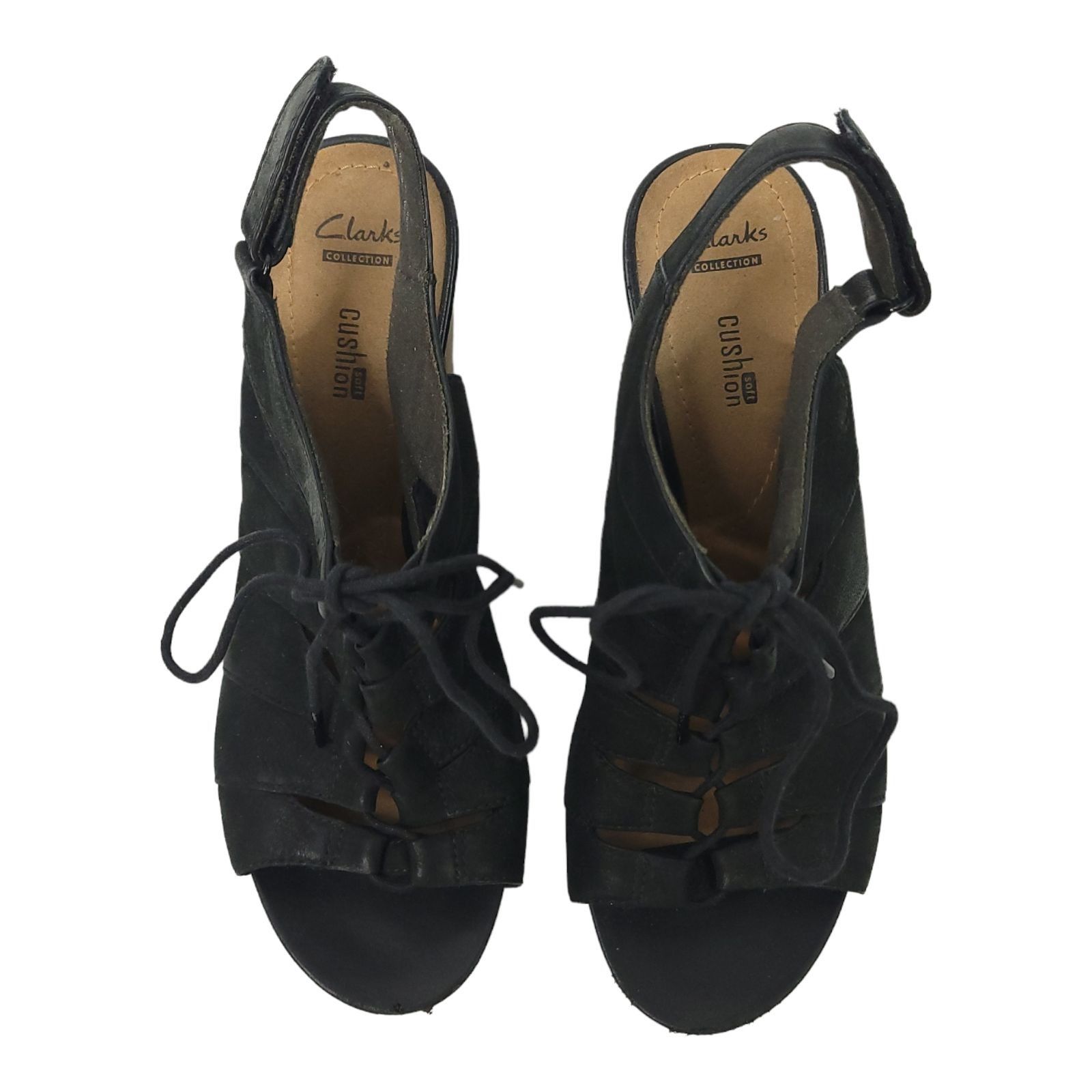 Clarks Clarks Banoy Waneta Sandals Womens 8.5 M Lace Up Gladiator B Size US 8.5 / IT 38.5 - 7 Thumbnail