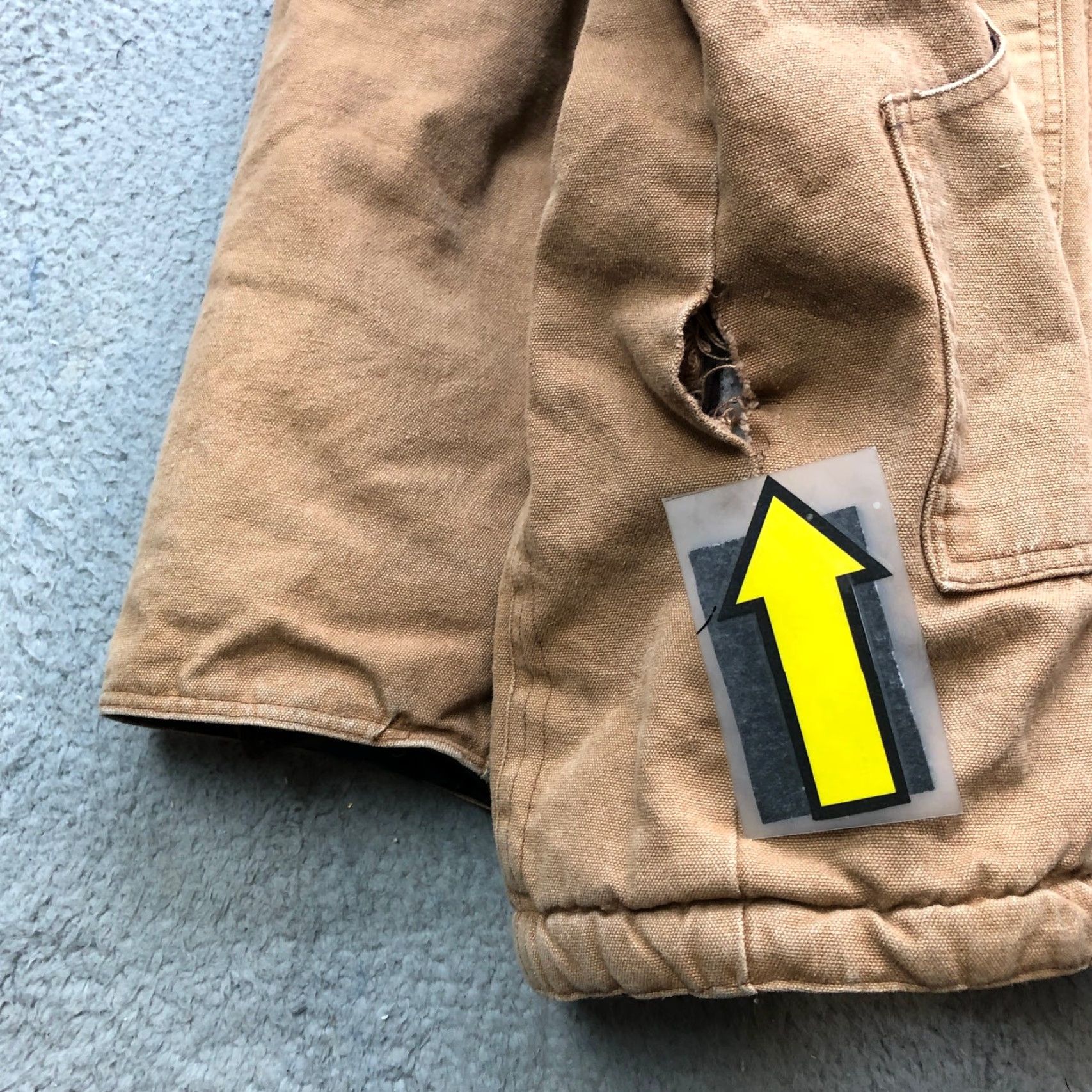 Vintage VINTAGE Rugged Run Coat Mens XL Brown Duck Canvas Quilted Lined Full Zip Pockets Long Sleeve Barn Chore Coat Work Jacket Size US XL / EU 56 / 4 - 6 Thumbnail