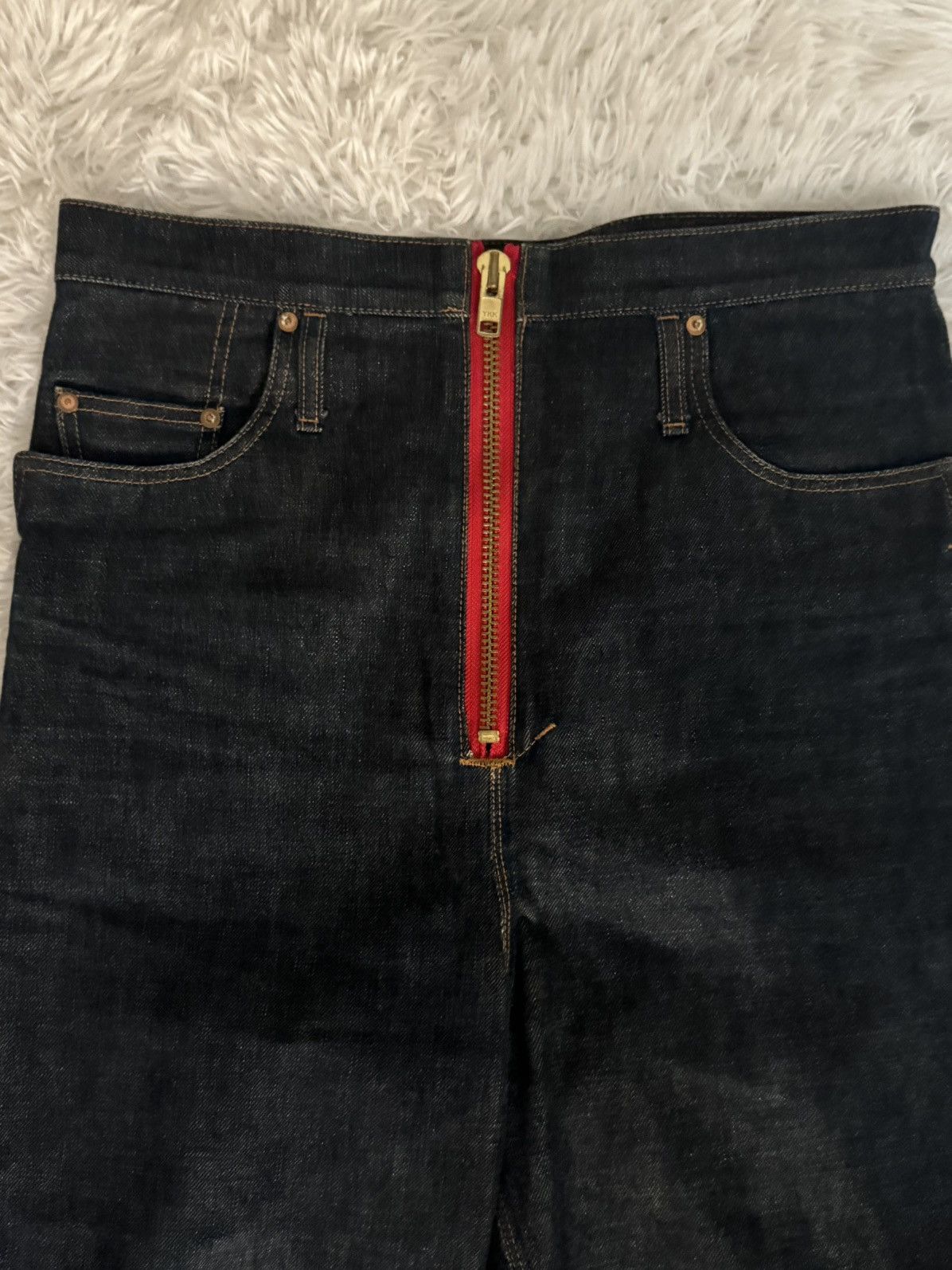 KOZABURO Kozaburo Classic High-Waisted Straight Denim Size US 32 / EU 48 - 1 Thumbnail