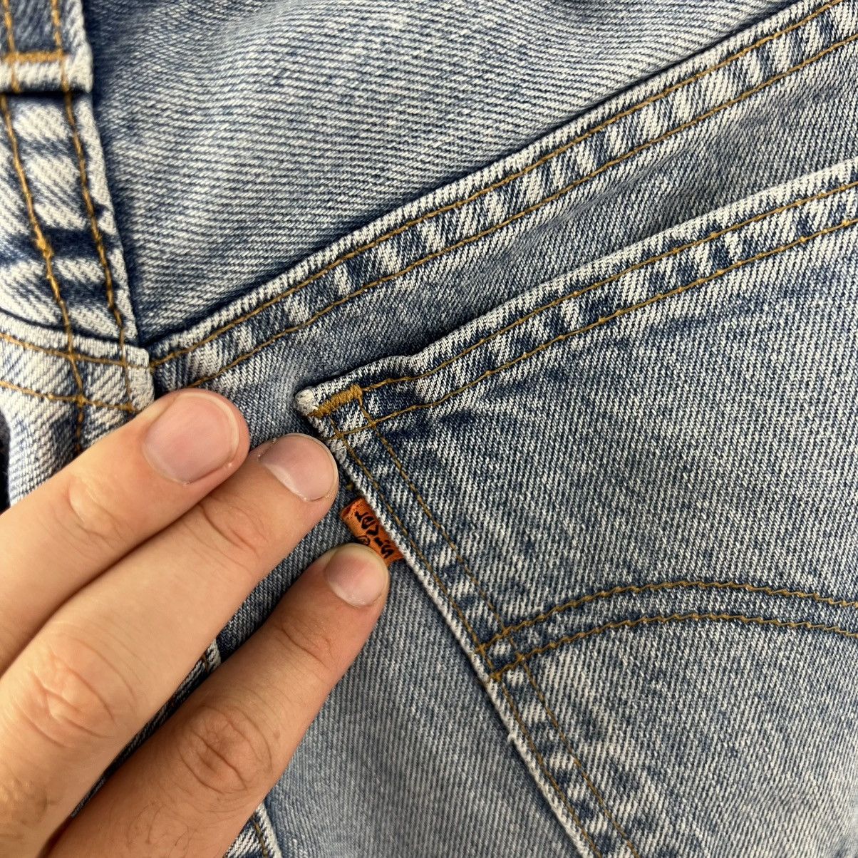 Levi's Vintage Y2K Levi’s 615 Orange Tab Baggy Denim Jeans Size US 33 - 5 Thumbnail