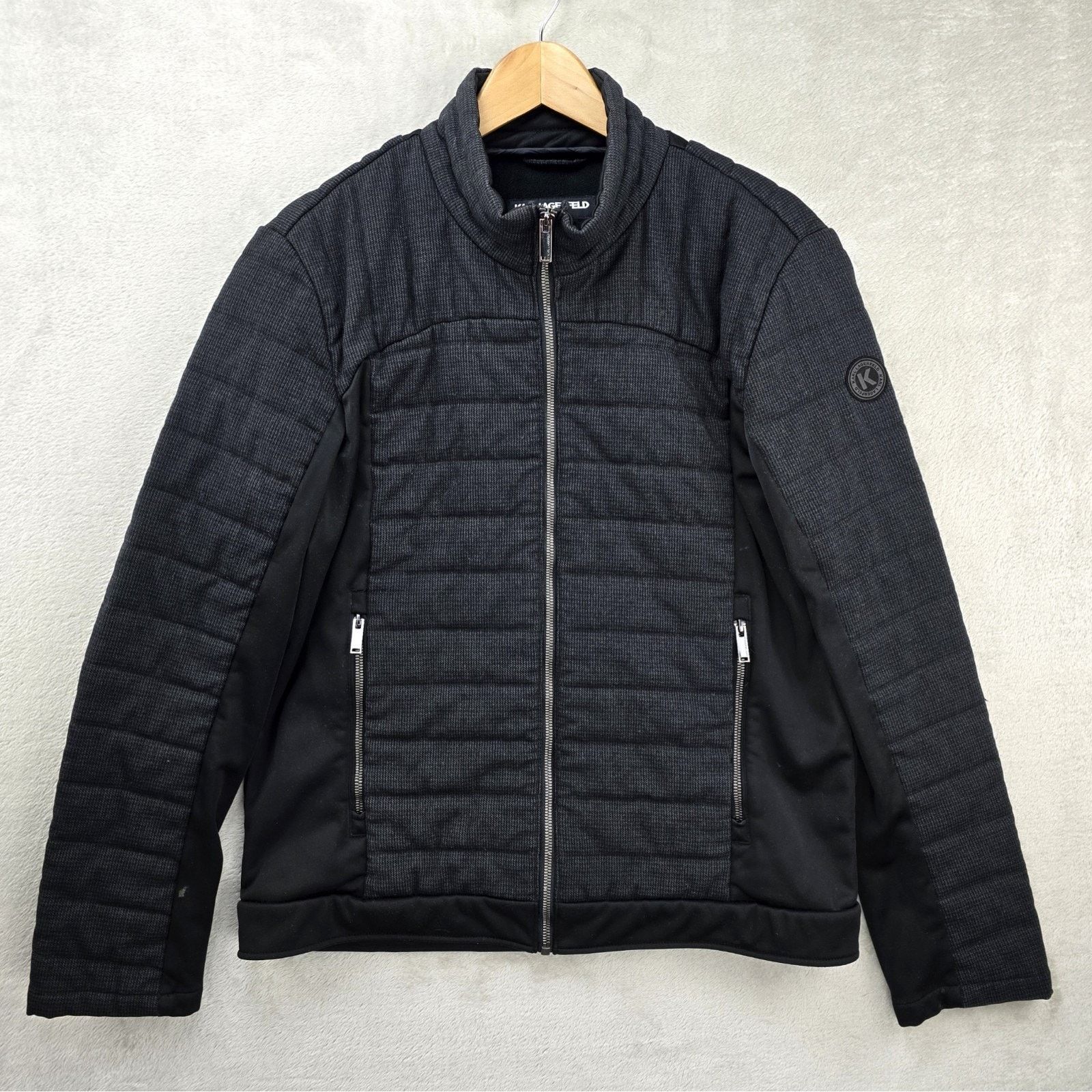 Other Karl Lagerfeld Paris Quilted Full Zip Jacket Medium-Large Size US L / EU 52-54 / 3 - 1 Thumbnail