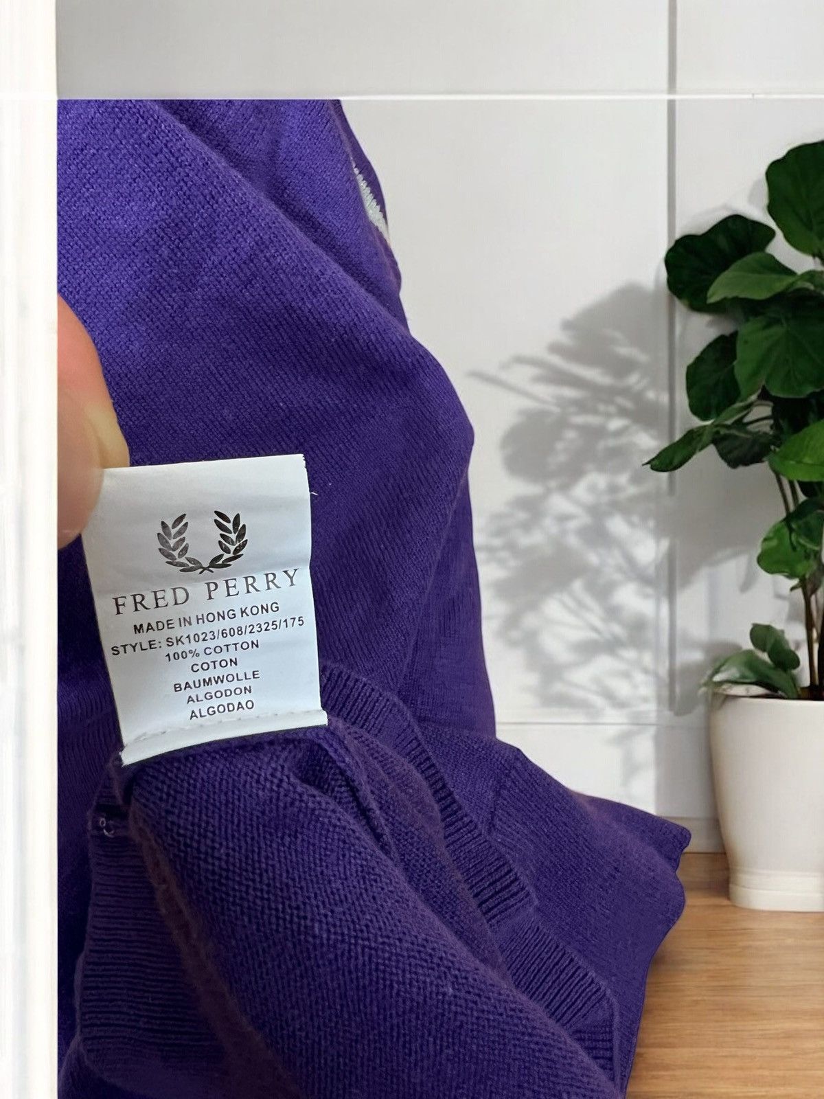 Fred Perry Fred Perry purple sleeveless pullover size M Size US M / EU 48-50 / 2 - 6 Thumbnail