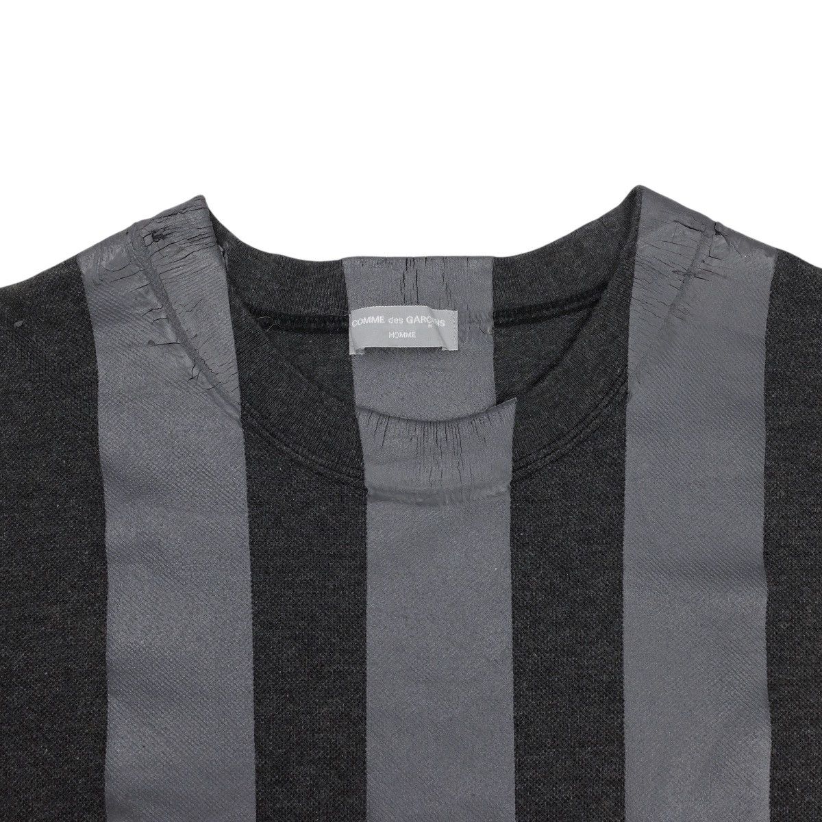 Comme des Garcons Homme CDG Homme Rubber Print Stripes Tee Size US M / EU 48-50 / 2 - 5 Thumbnail