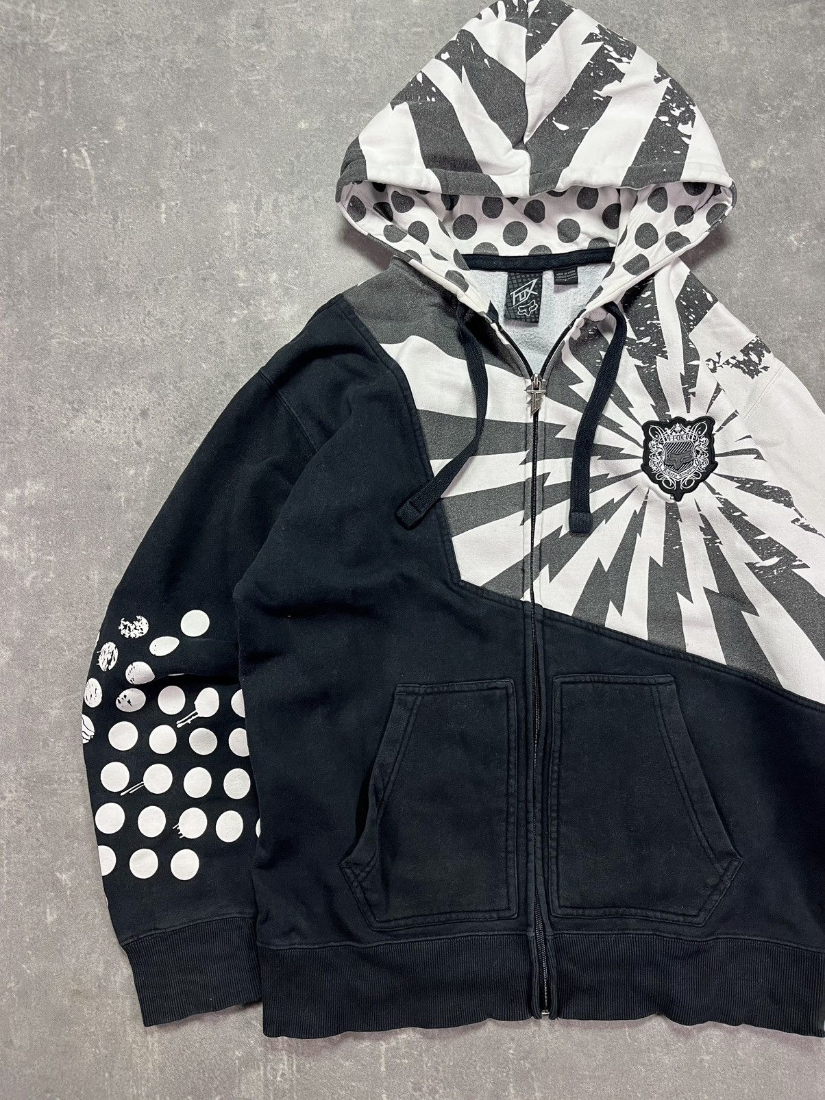 Fox Racing Fox Racing Printed Thunders Zip Hoodie Y2K L Rare Size US L / EU 52-54 / 3 - 3 Thumbnail