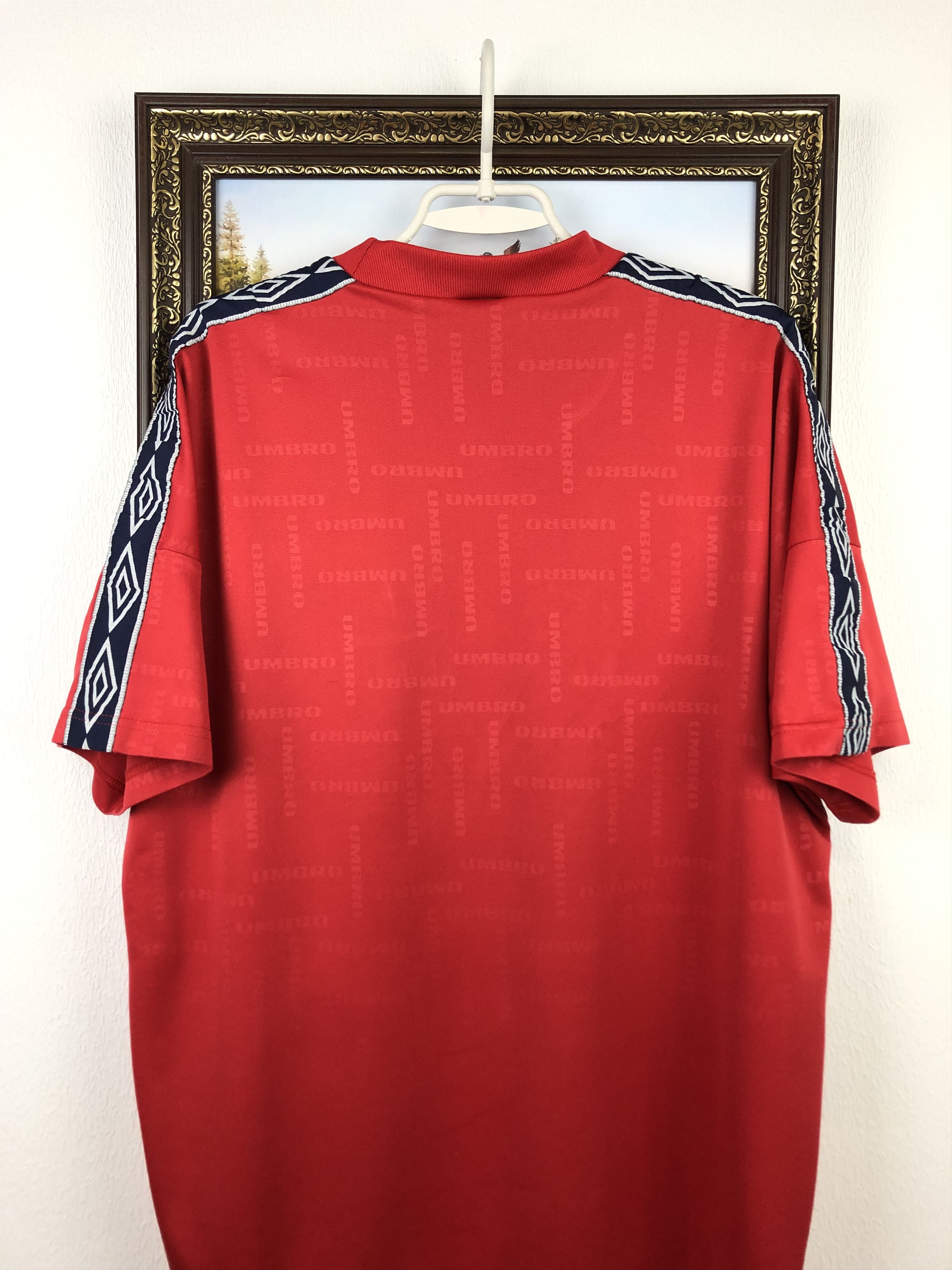 Vintage Vintage Manchester United Template Shirt Soccer Jersey Size US XXL / EU 58 / 5 - 13 Thumbnail
