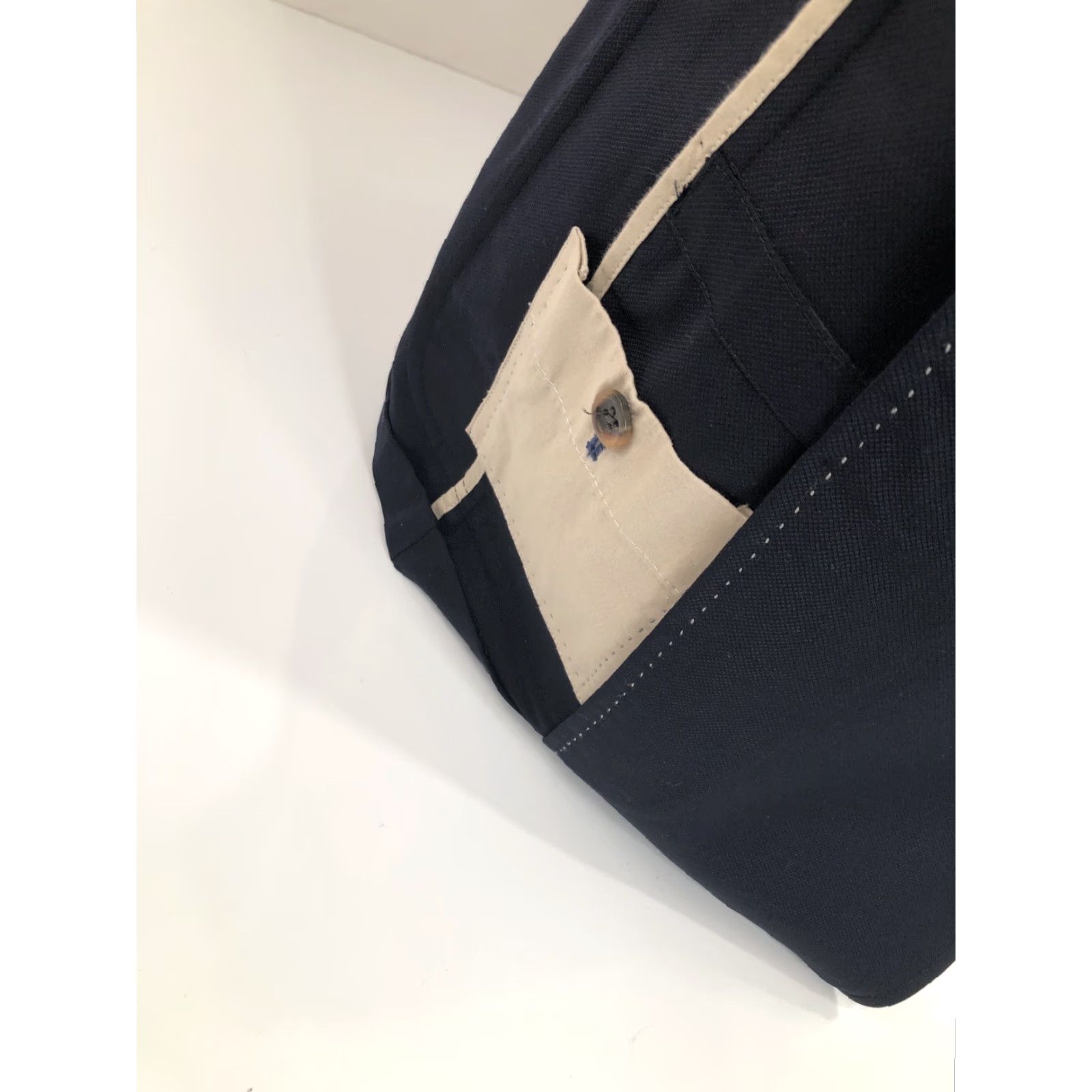 Peter Millar PETER MILLAR Blazer 46 R Wool ELBOW PATCH Unstructured - Blue - Men - 100% WOOL - EXCELLENT Size 46R - 7 Thumbnail