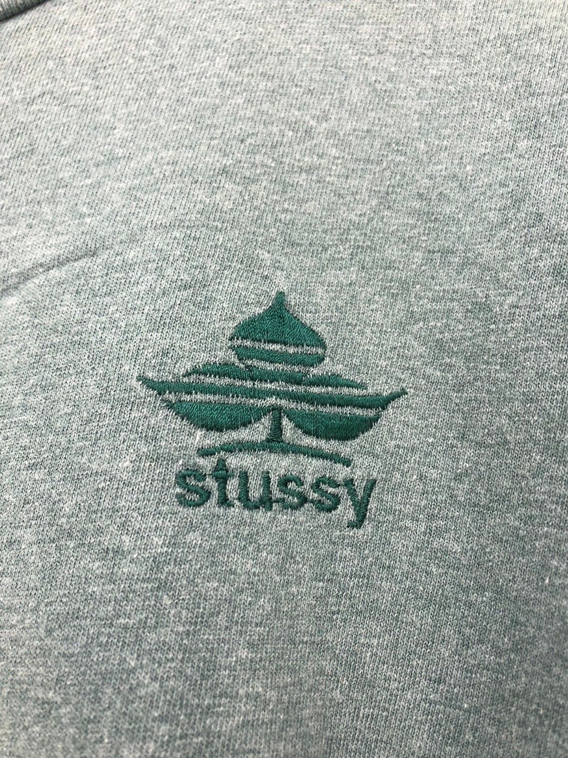 Stussy × Vintage Vintage 90's Stussy Spade Embroidered shirt wts01 Size US XL / EU 56 / 4 - 3 Thumbnail