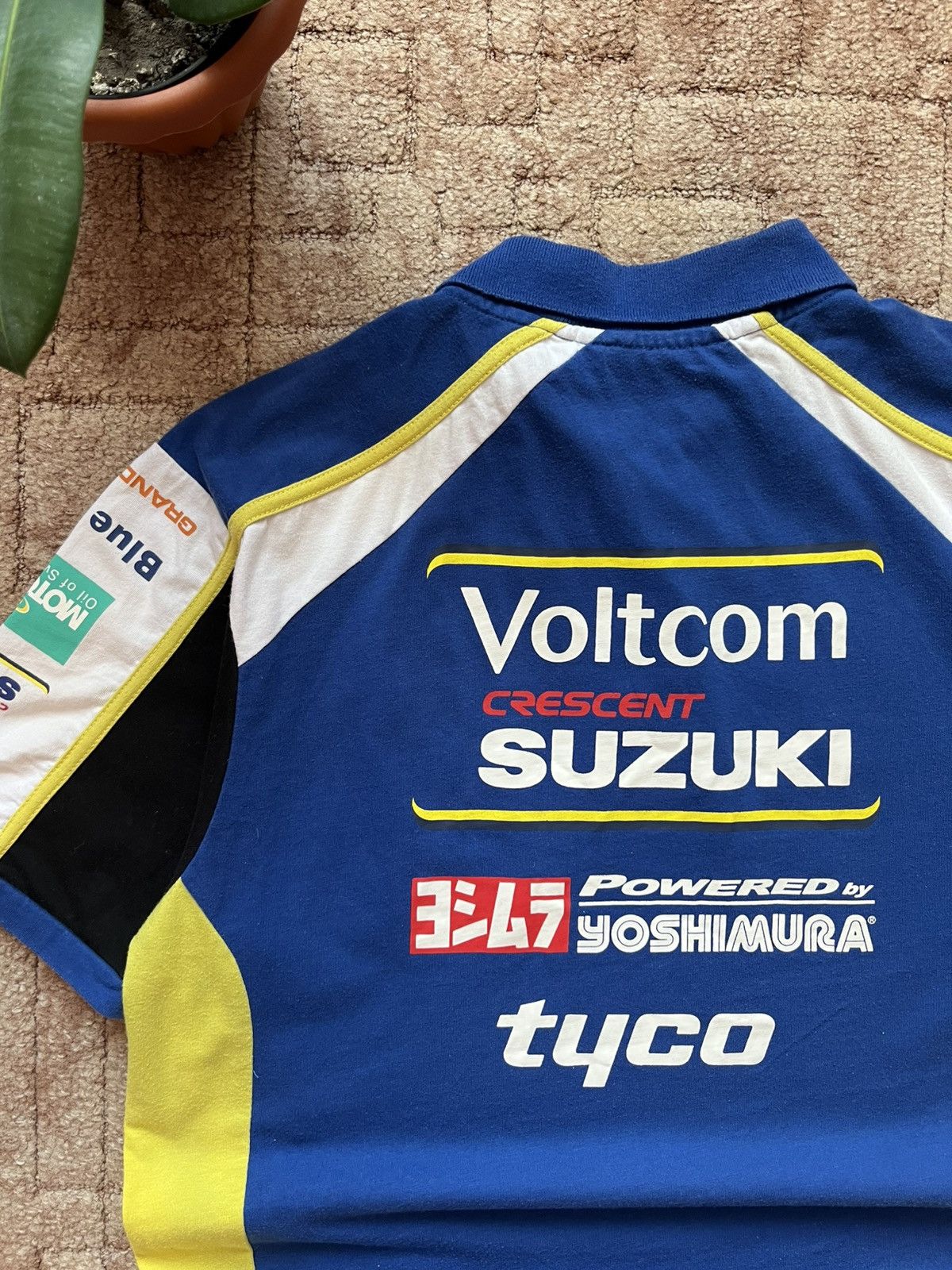 NASCAR Vintage Suzuki GSX F1 Racing Nascar Blue Sponsored Tee Size US L / EU 52-54 / 3 - 6 Thumbnail