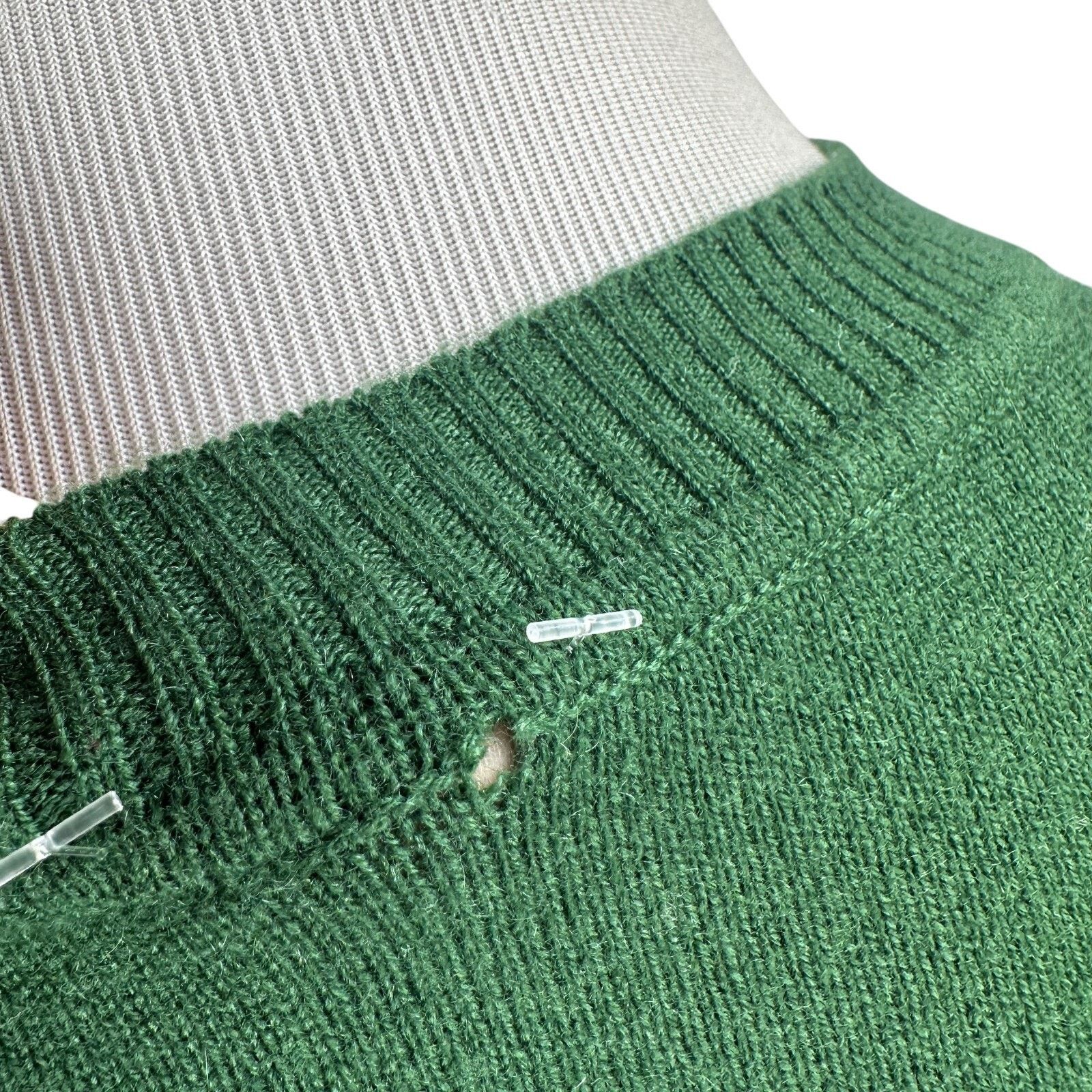 Hermes Hermes Paris Short Sleeve Cashmere Sweater Women’s 36 Green Size XS / US 0-2 / IT 36-38 - 17 Thumbnail