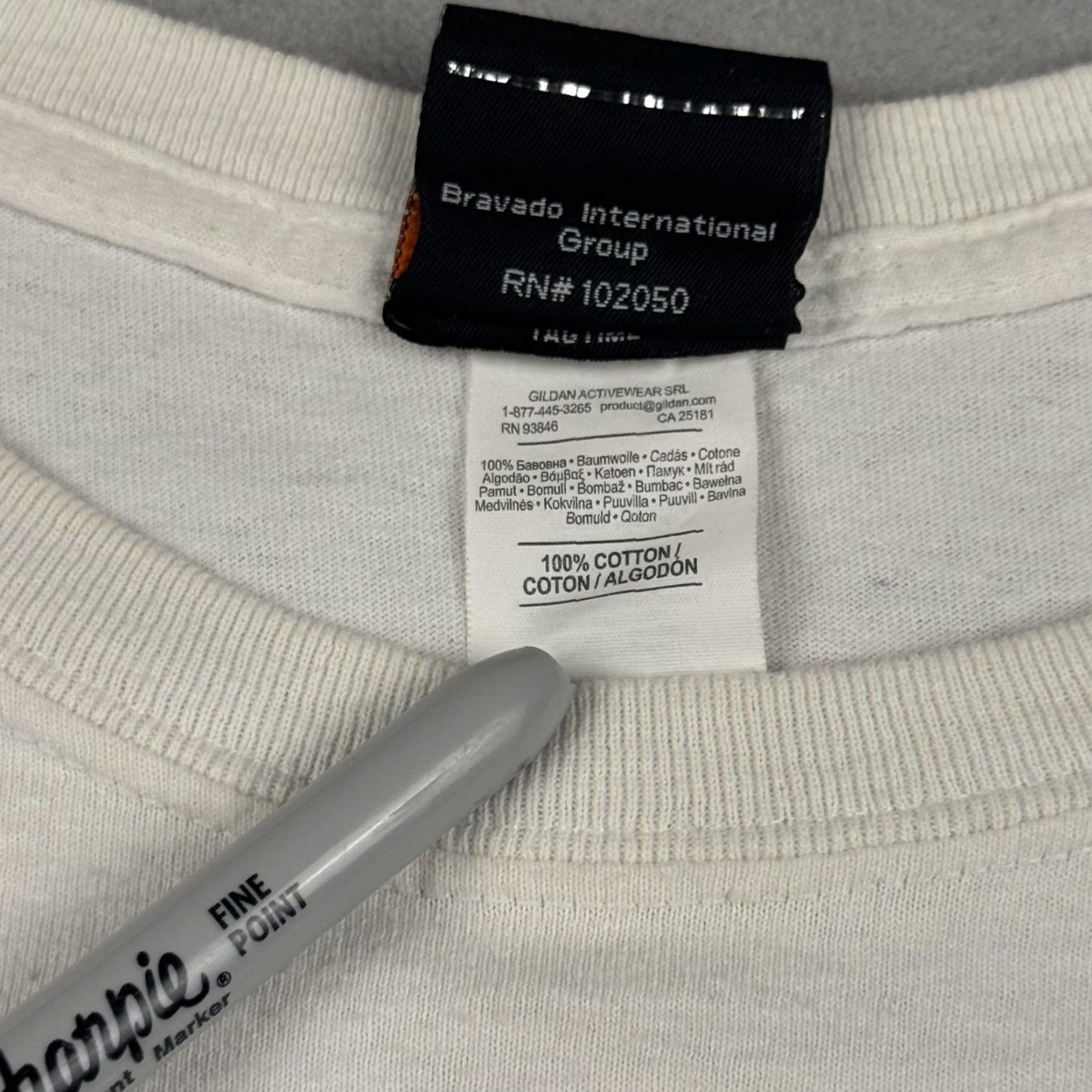 Harley Davidson Harley-Davidson Shirt Mens XL White Pocket Tee Crew Neck Graphic Print El Paso Barnett Size US XL / EU 56 / 4 - 6 Thumbnail